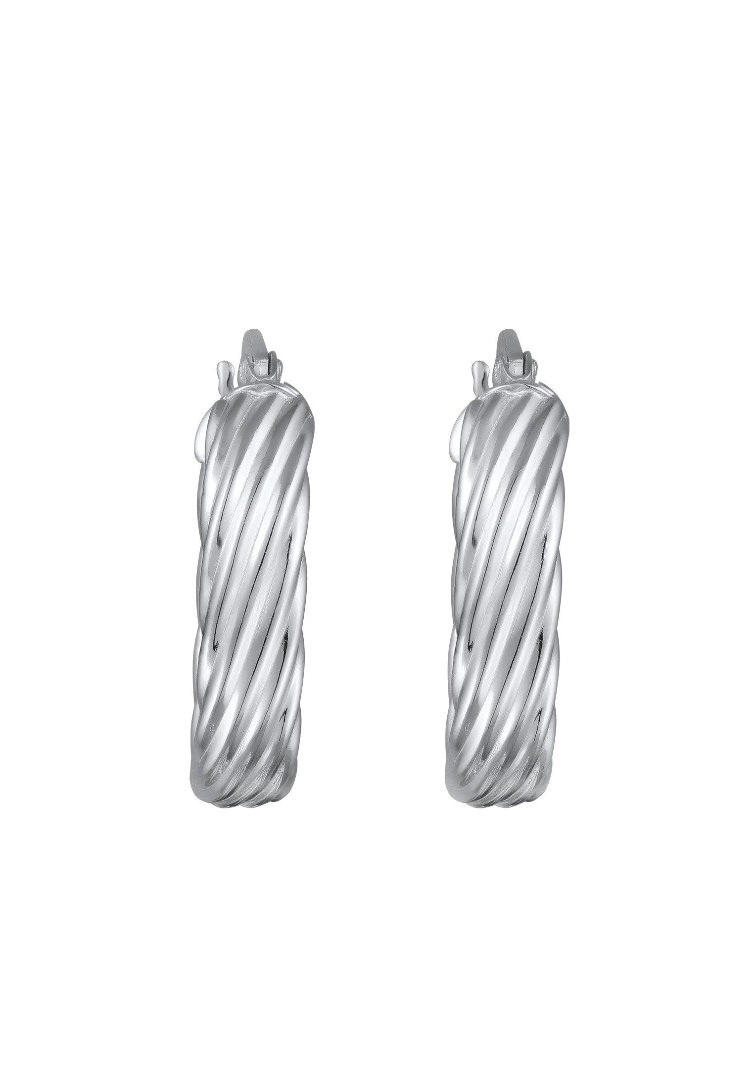 Elli Paar Creolen Creolen Twisted 925 Sterling Silber günstig online kaufen