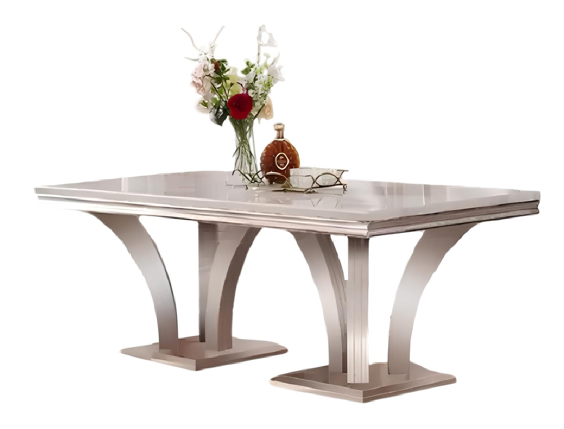 JVmoebel Esstisch Moderner Esszimmertisch Design Metall Tisch SOFORT (1-St., Esstisch), Made in Europa