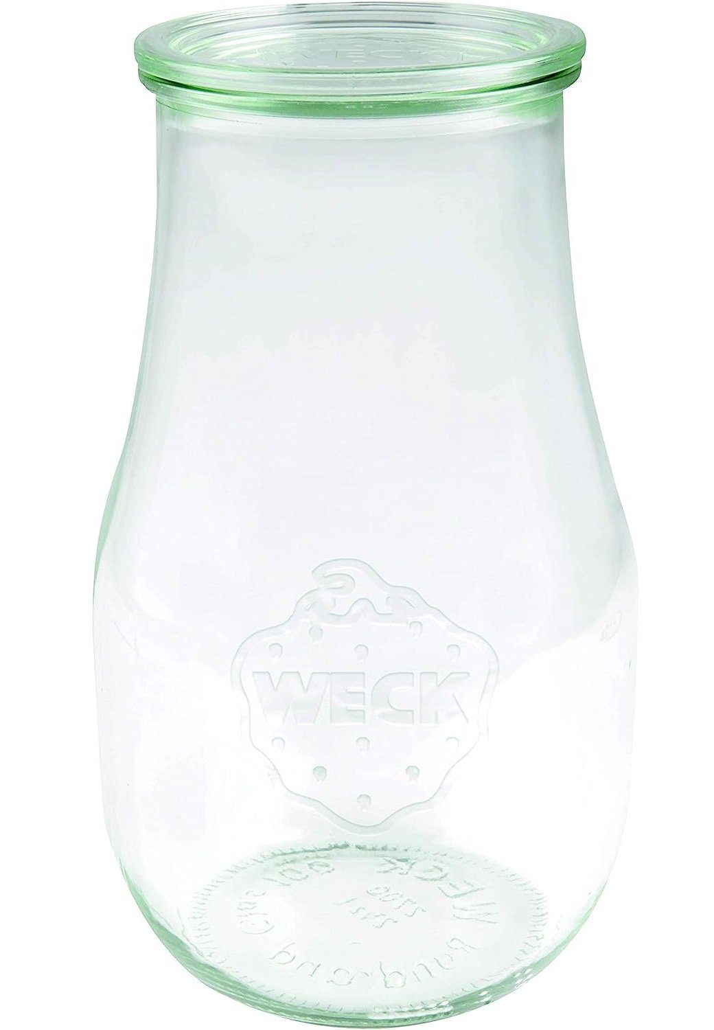 WECK Einmachglas Einkochgläser Tulpenform 2,5 L, Einweckgläser, Rundrandglas