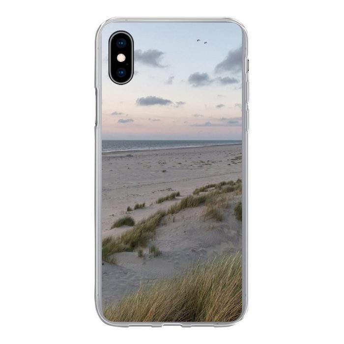 MuchoWow Handyhülle Der Strand und die Dünen von Ameland Handyhülle Apple iPhone Xs Smartphone-Bumper Print Handy