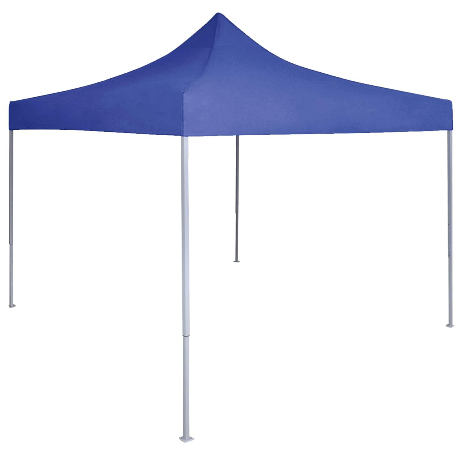 furnicato Partyzelt Modernes faltbares 200x200x315 cm in Blau, Rostgeschützter Pavillon mit Stahlrahmen und Transporttasche