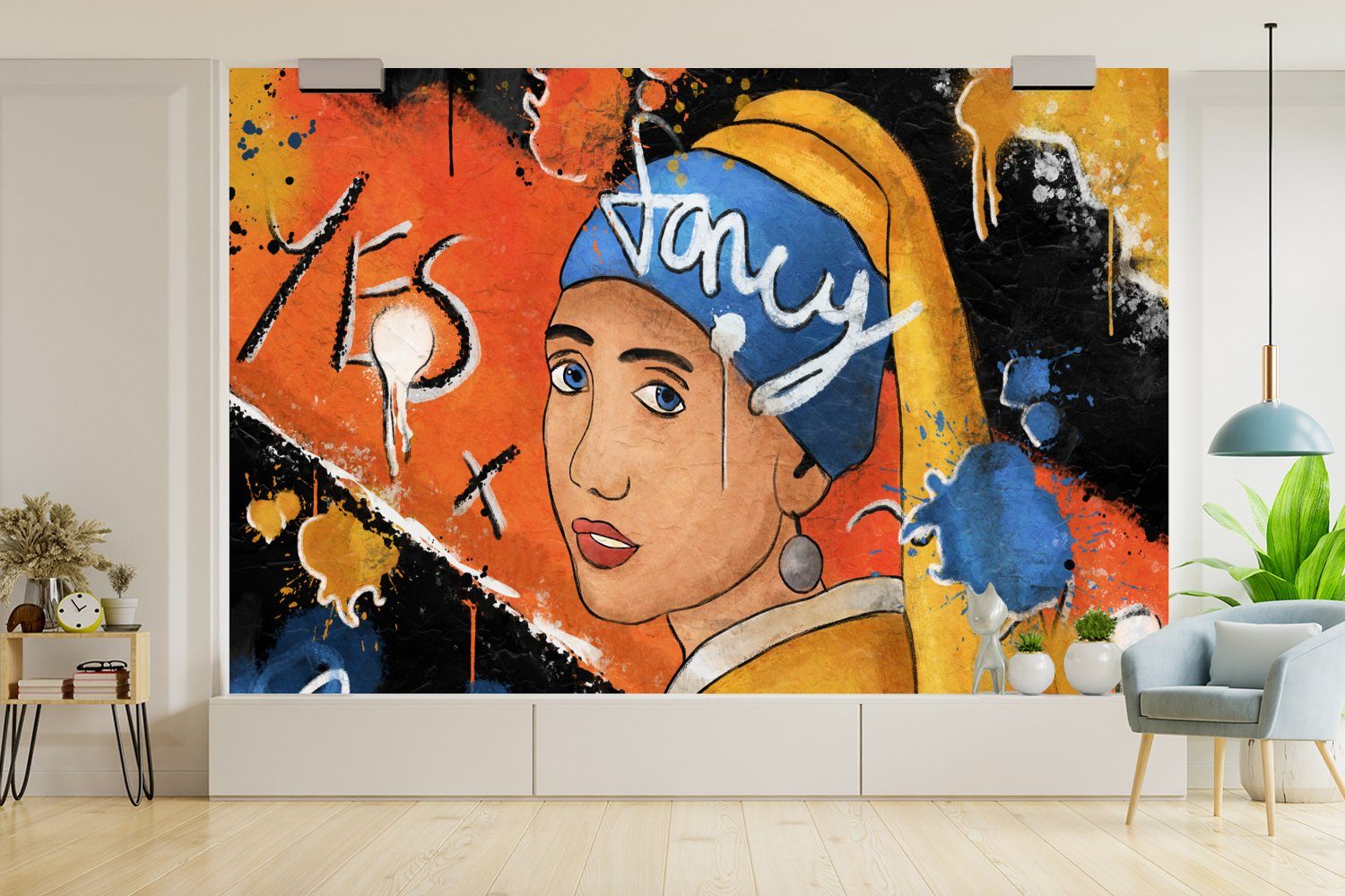 Mädchen St), mit - Kinderzimmer, Vinyl MuchoWow Vermeer, für Tapete Wallpaper (6 Matt, Schlafzimmer, - Das Fototapete Wohnzimmer, dem Perlenohrring bedruckt, Urban