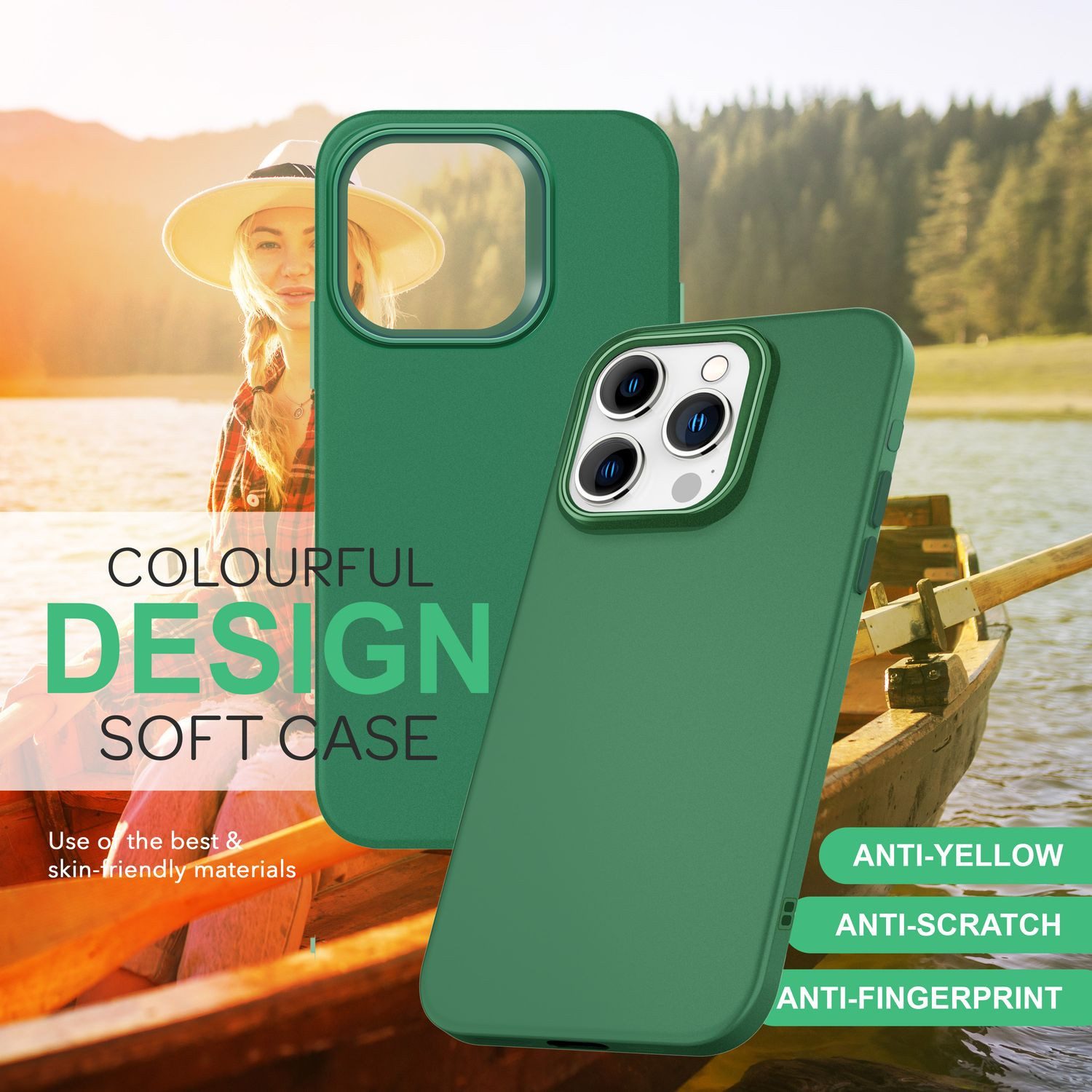 Nalia Smartphone-Hülle Apple iPhone 16 Pro 16 cm (6,3 Zoll), Matt Frosted Case / TPU Silikon Hülle / Kratzfest / Anti-Fingerabdruck