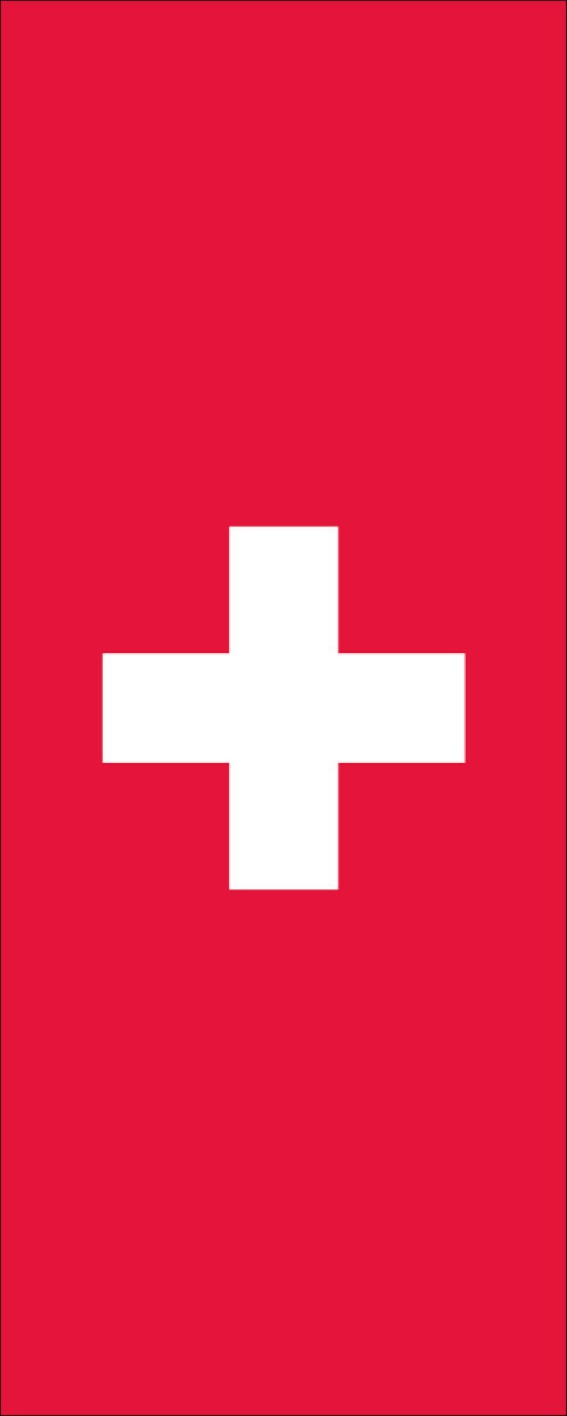 flaggenmeer Flagge Schweiz 160 g/m² Hochformat