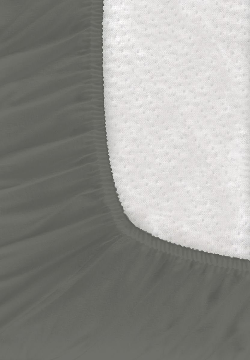 BIERBAUM Spannbettlaken Bierbaum hochwertiges Spannbettlaken Mako Satin Spa günstig online kaufen