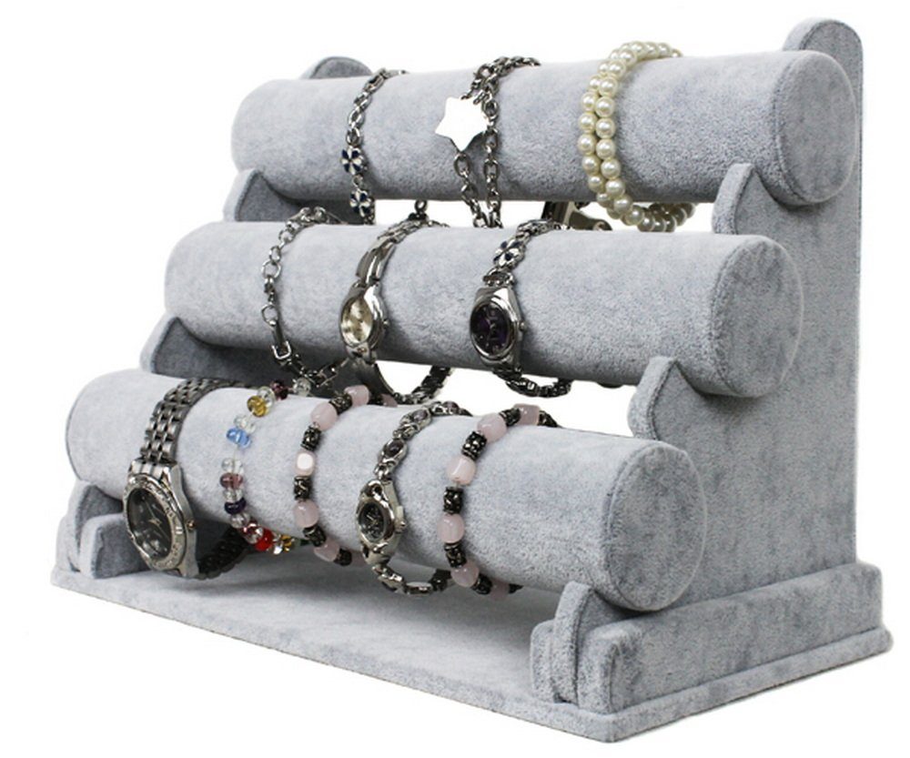 Yudu Schmuckständer 3er Schmuckständer Schmuckhalter für Uhren Armband