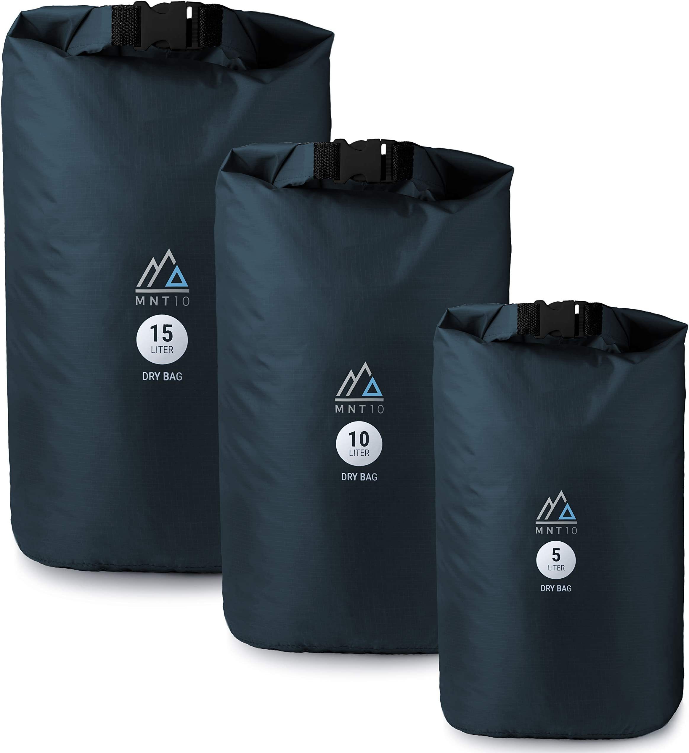 MNT10 Taschenorganizer Dry Bag Ultra-Light, Blau, 5l, 10l, 15l, Wasserdichte Tasche, Wasserfeste Tasche Ultra-Light für Reisen und Outdoor