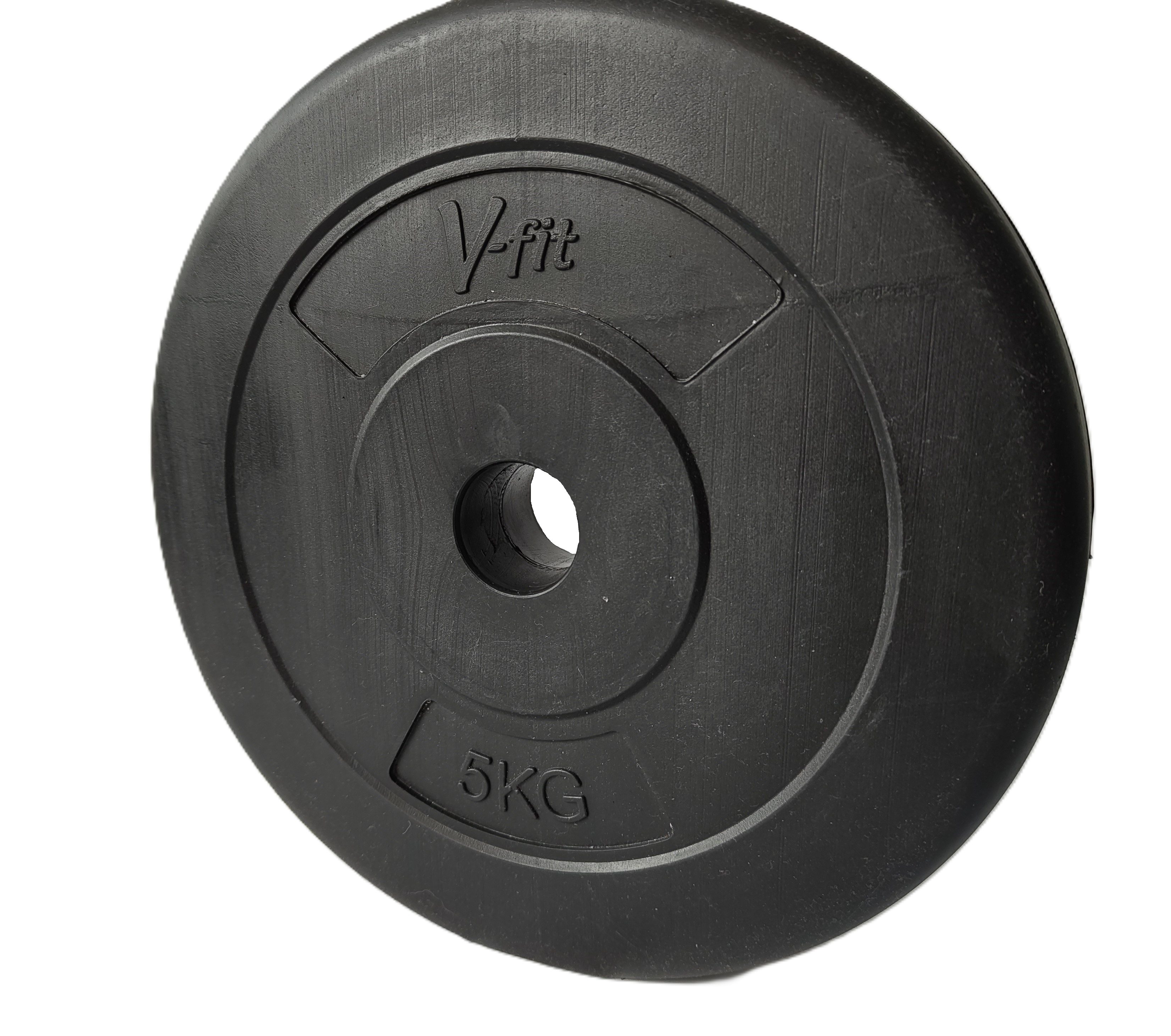 V-Fit Hantelscheiben Hantelscheibe 5 kg, 10 kg, (Set, 2-tlg., 2 Scheiben je Set)