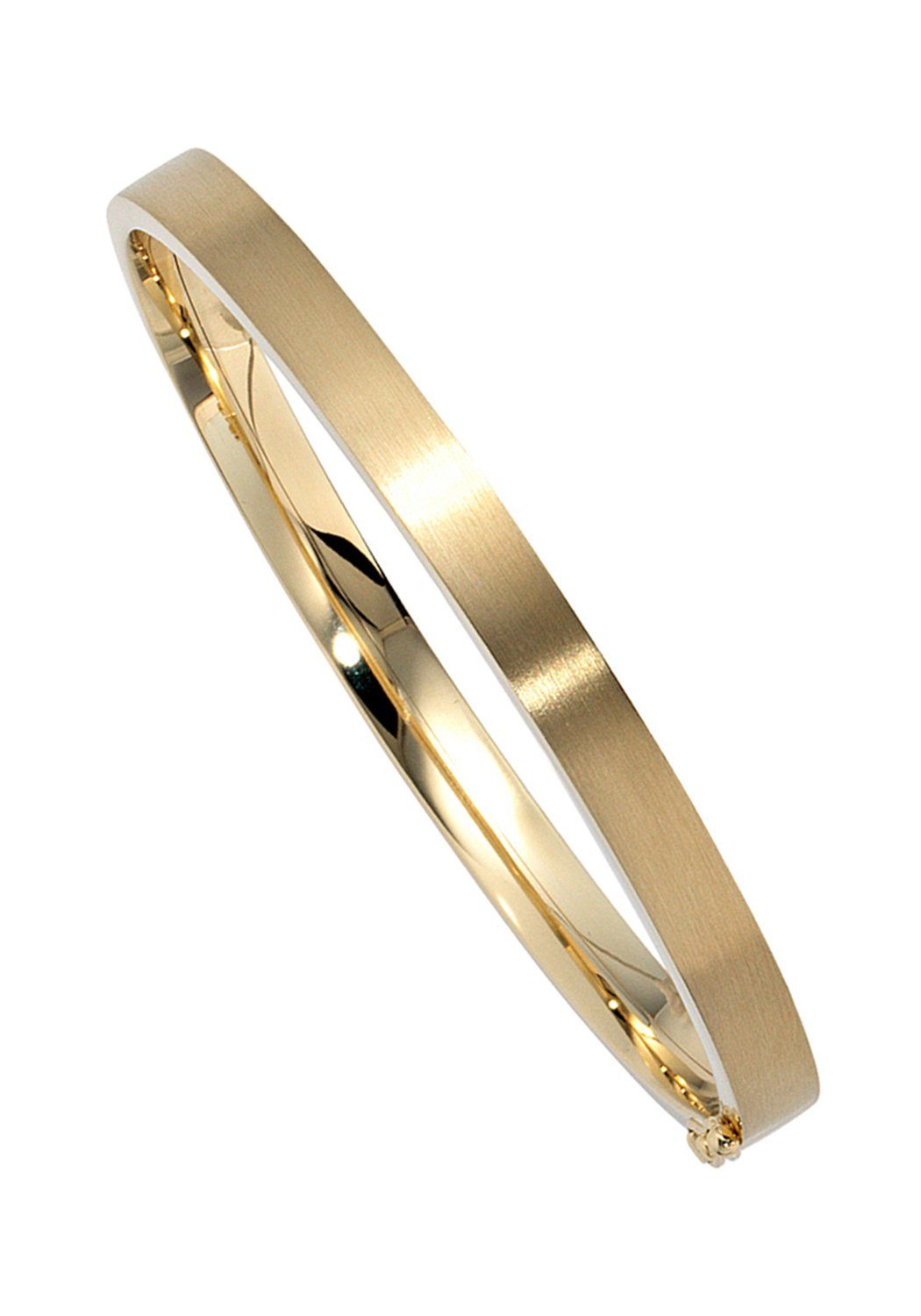 JOBO Armreif Armband oval, 333 Gold, Aus mattiertem 333 Gelbgold online  kaufen | OTTO