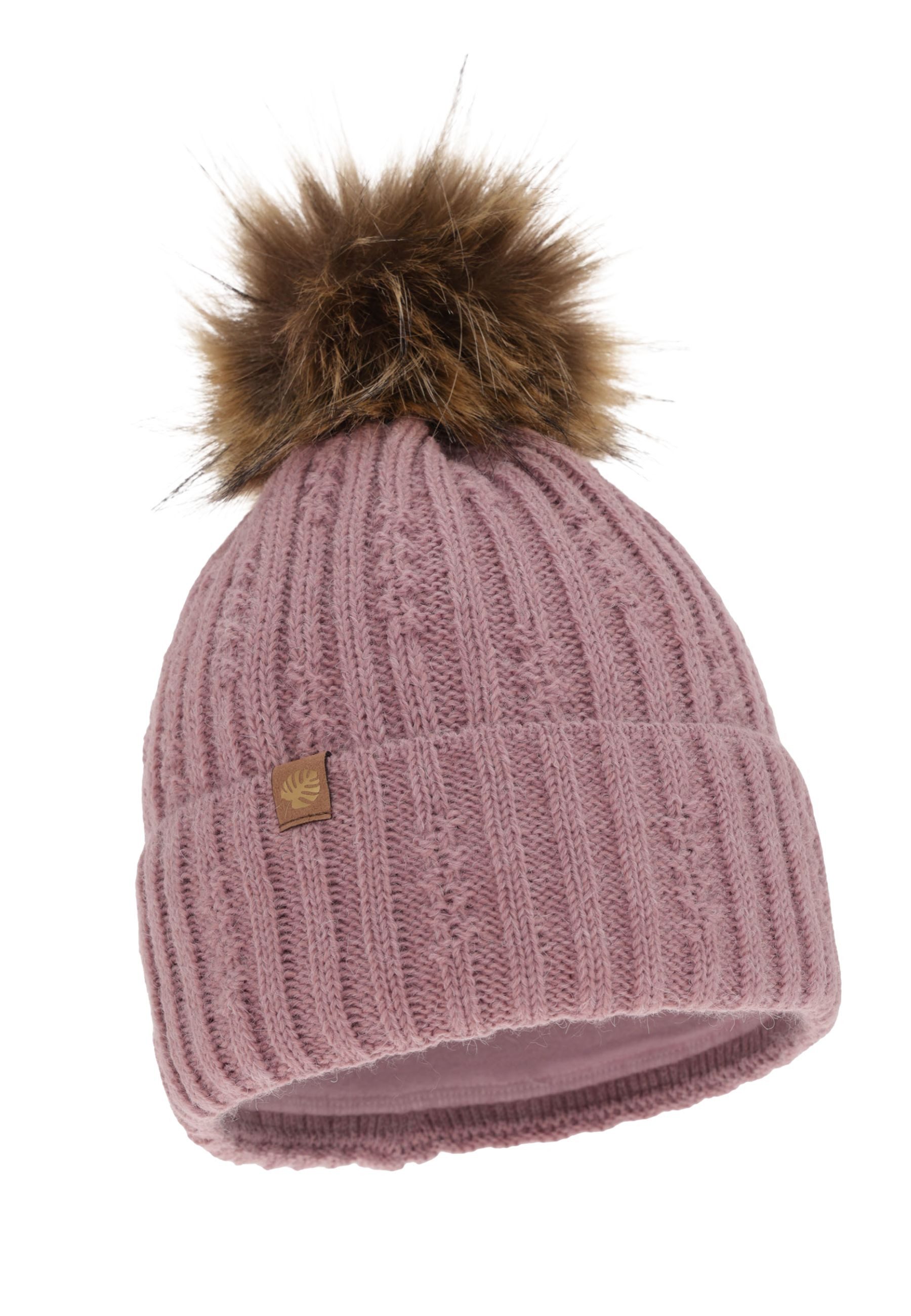 Diademita Beanie Damen-Wintermütze – Savona mit Bommel (Set)