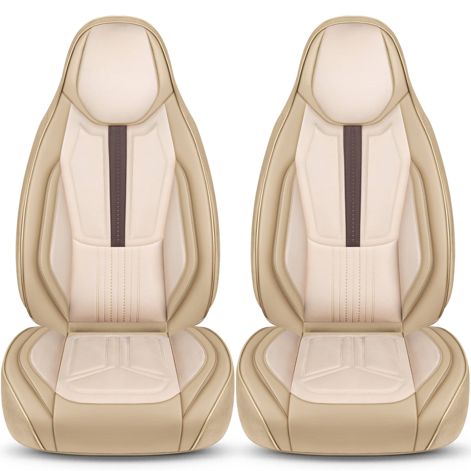 BREMER SITZBEZÜGE Autositzbezug für Knaus BOXDRIVE / XL (WDS4), Set, 2-tlg., Schonbezüge Sitzbezüge Fahrer und Beifahrer, in Beige