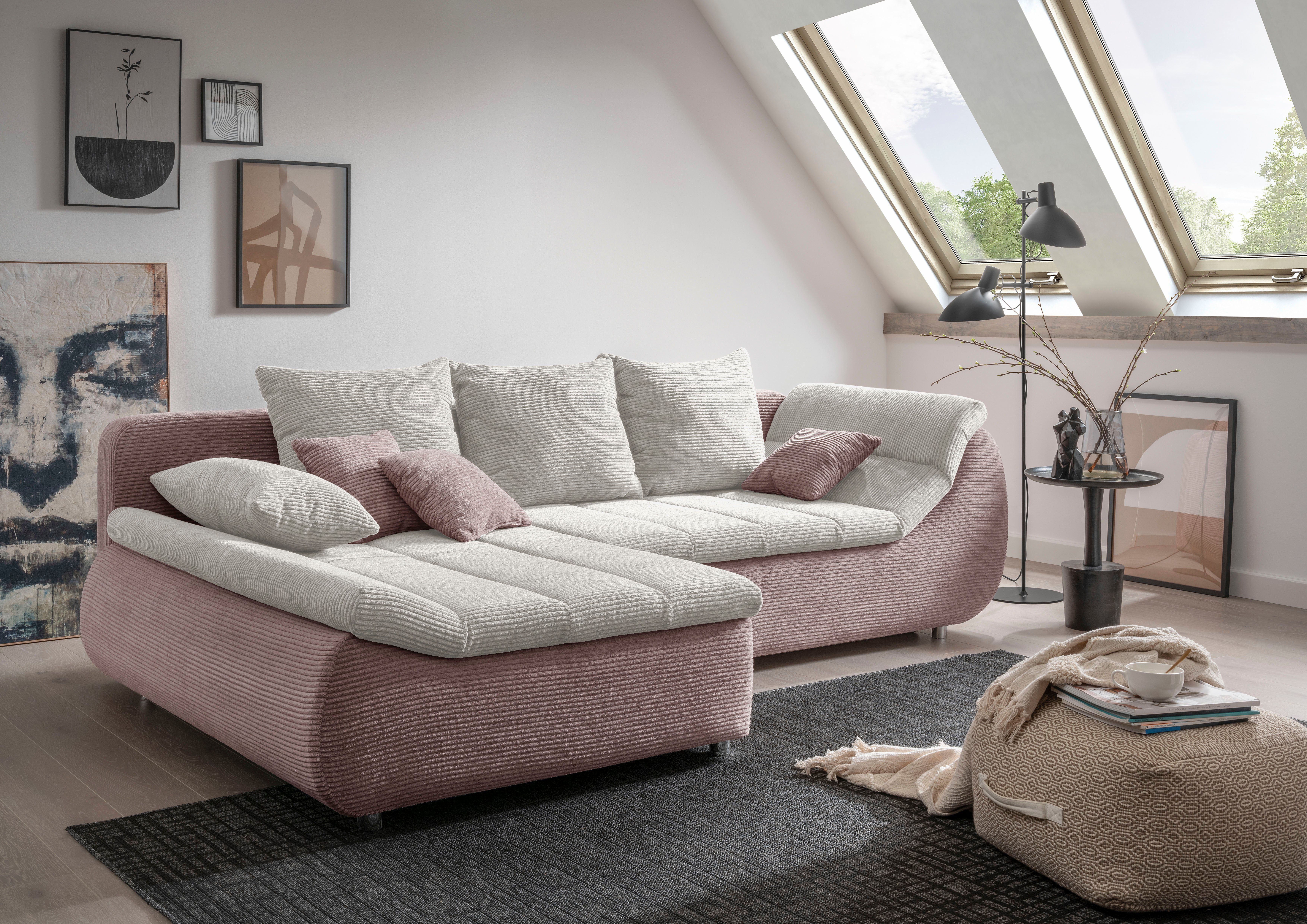 INOSIGN Ecksofa Imola elegant und bequem, günstig online kaufen