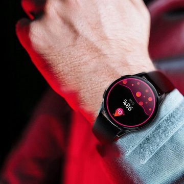 Kieslect Smartwatch (1,39 Zoll, Android, iOS), K11 Laufen Radfahren Sportmodi AMOLED,IP68 wasserdicht, Herzfrequenz