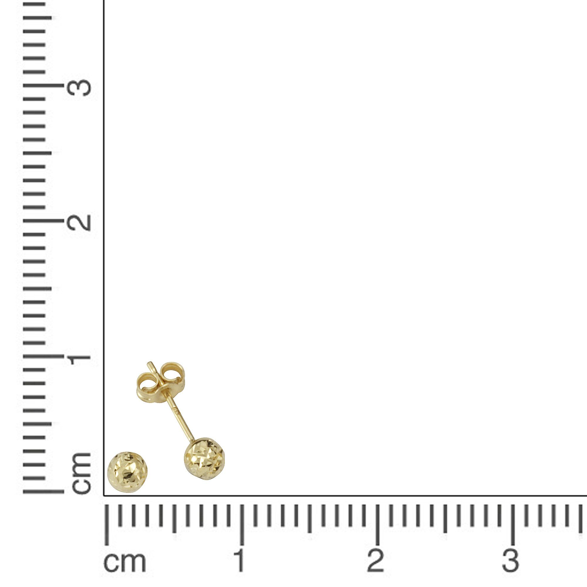 Vivance Paar Ohrstecker 375 Gold 4mm Durchmesser günstig online kaufen