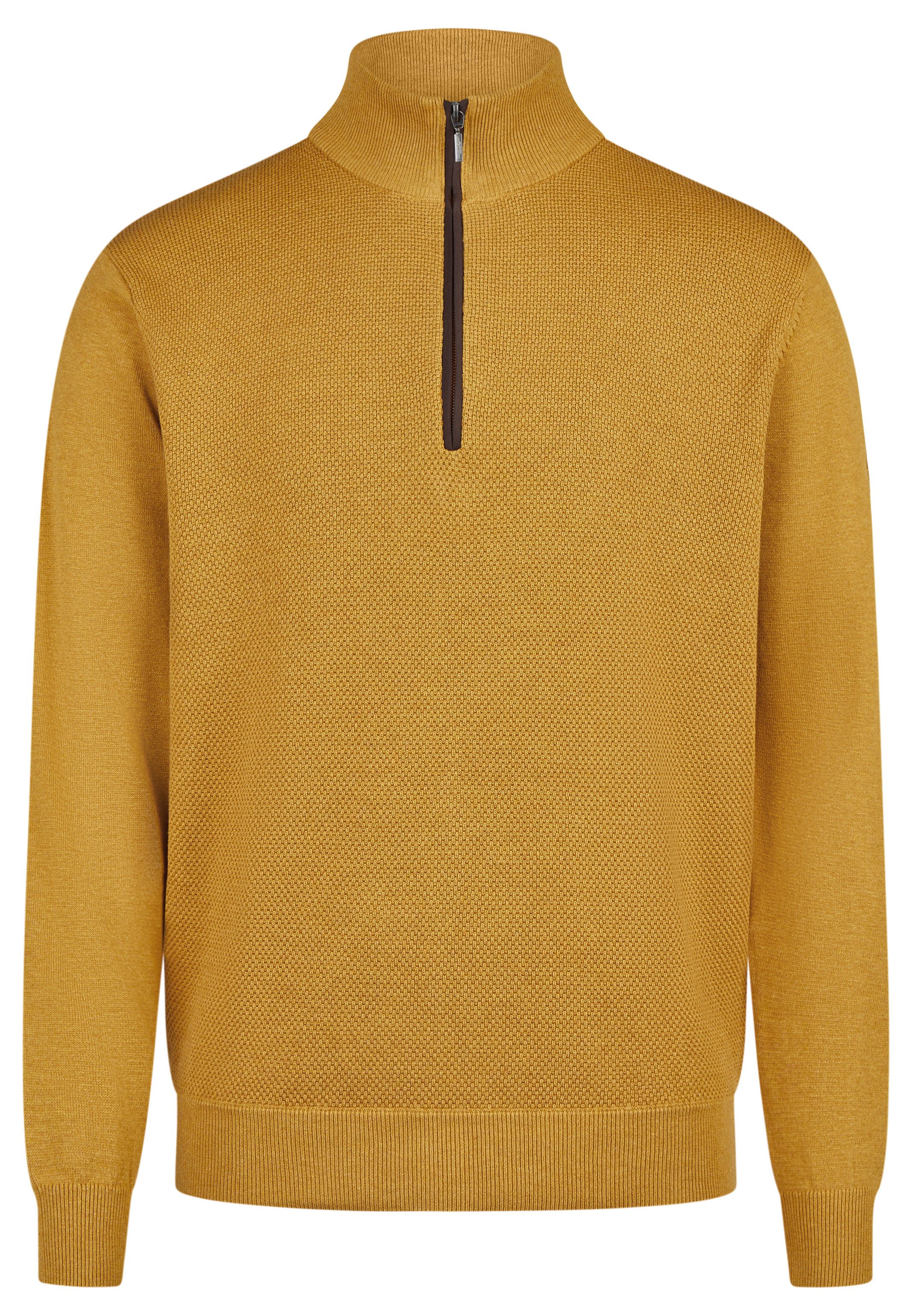 Redmond Strickpullover Basic (1-tlg) Troyer - Baumwolle - Atmungsaktiv