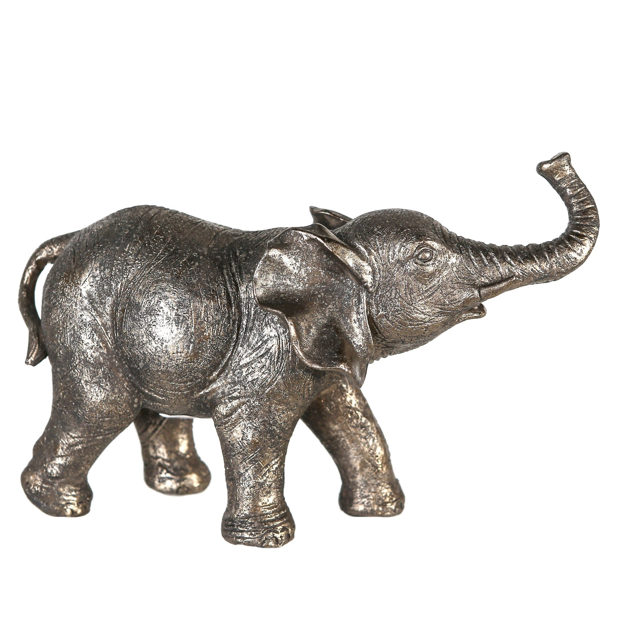 GILDE x Elefant GILDE - Zambezi H. - 13cm Dekofigur 19cm gold B.