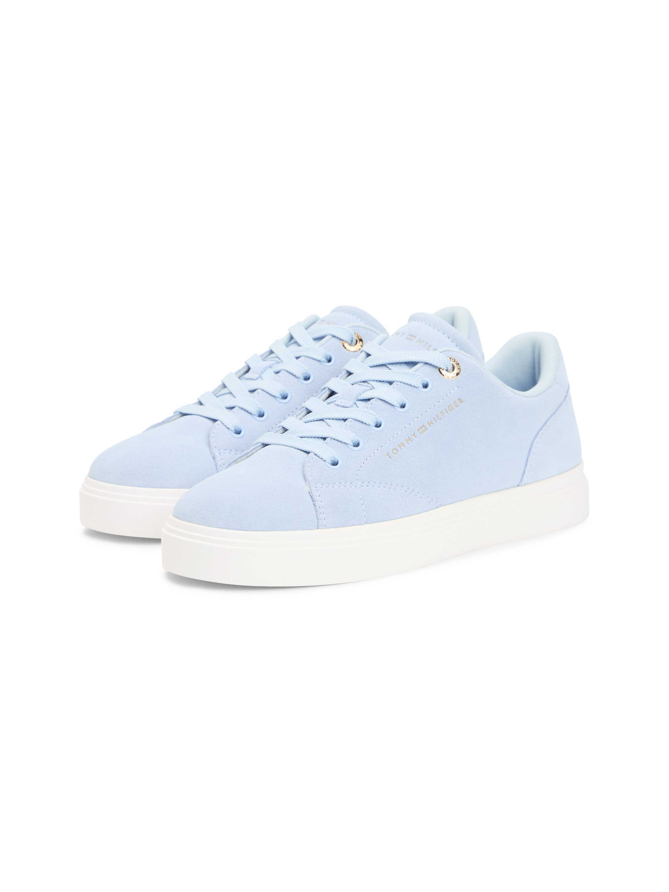 Tommy Hilfiger TH FEMININE CUPSOLE SUEDE Plateausneaker Freizeitschuh, Halb günstig online kaufen