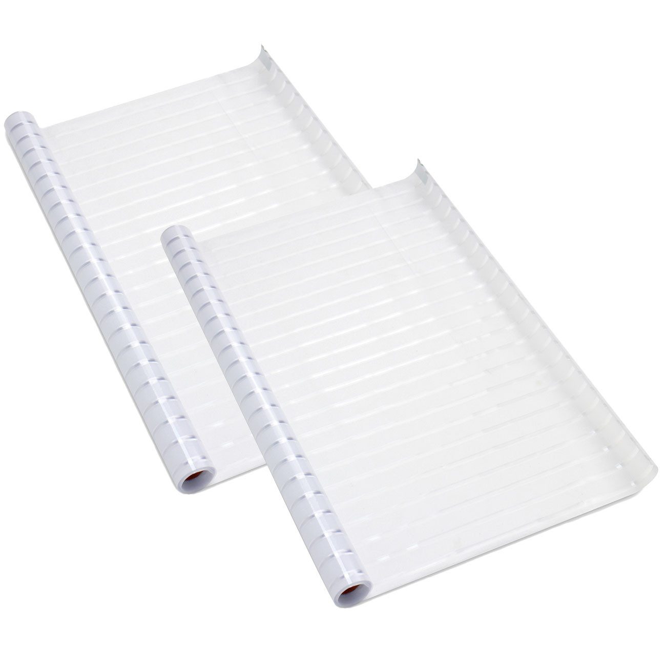Casativo Sichtschutzfolie Casativo 2er-Set Milchglasfolie Streifen 50x200cm, (2-St), Milchglasfolie für Badezimmer, Toilette, Duschkabine
