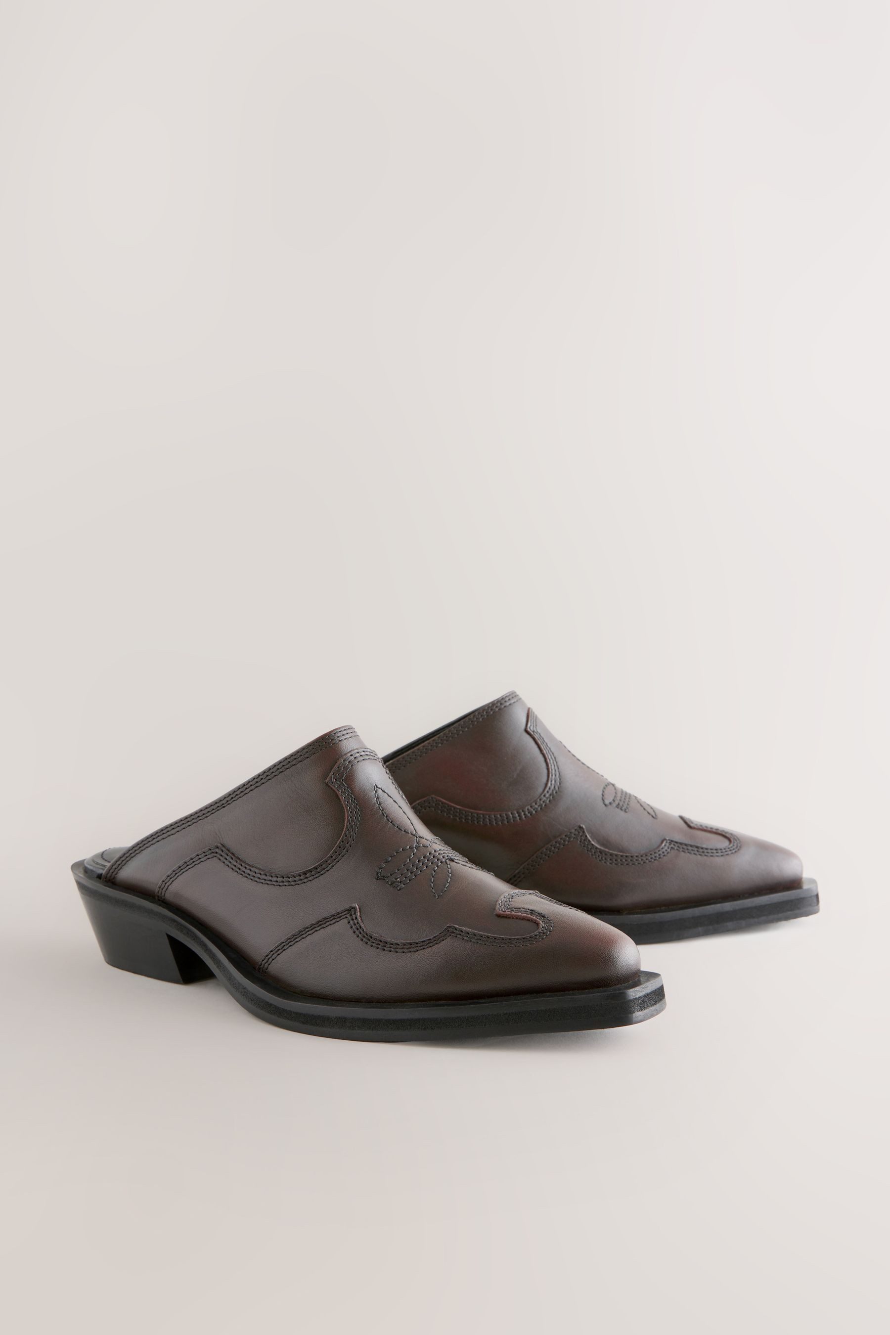 Next Forever Comfort® Western-Pantoletten aus Leder Mules (1-tlg) günstig online kaufen