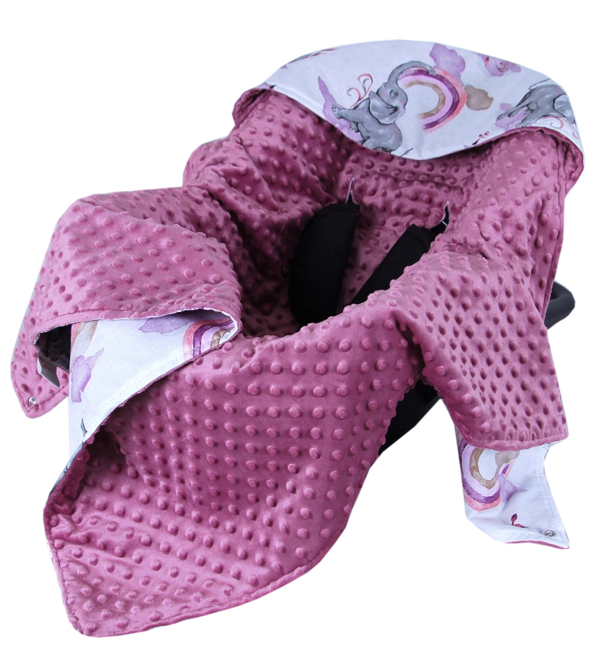 Einschlagdecke BabyLux Baby EINSCHLAGDECKE Babyschale 90x90 cm Autositz Decke