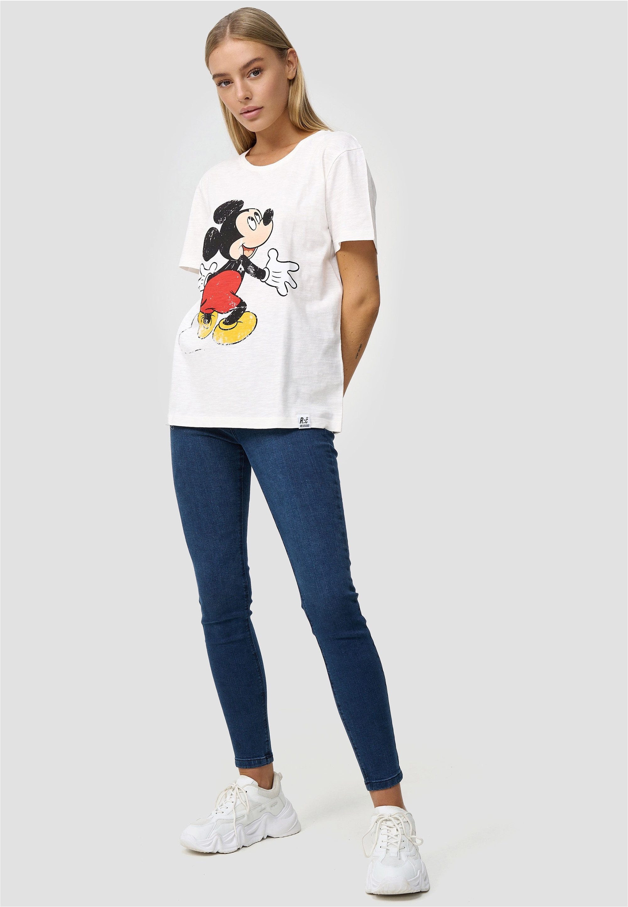 Recovered T-Shirt Mickey Mouse Hug (1-tlg) günstig online kaufen