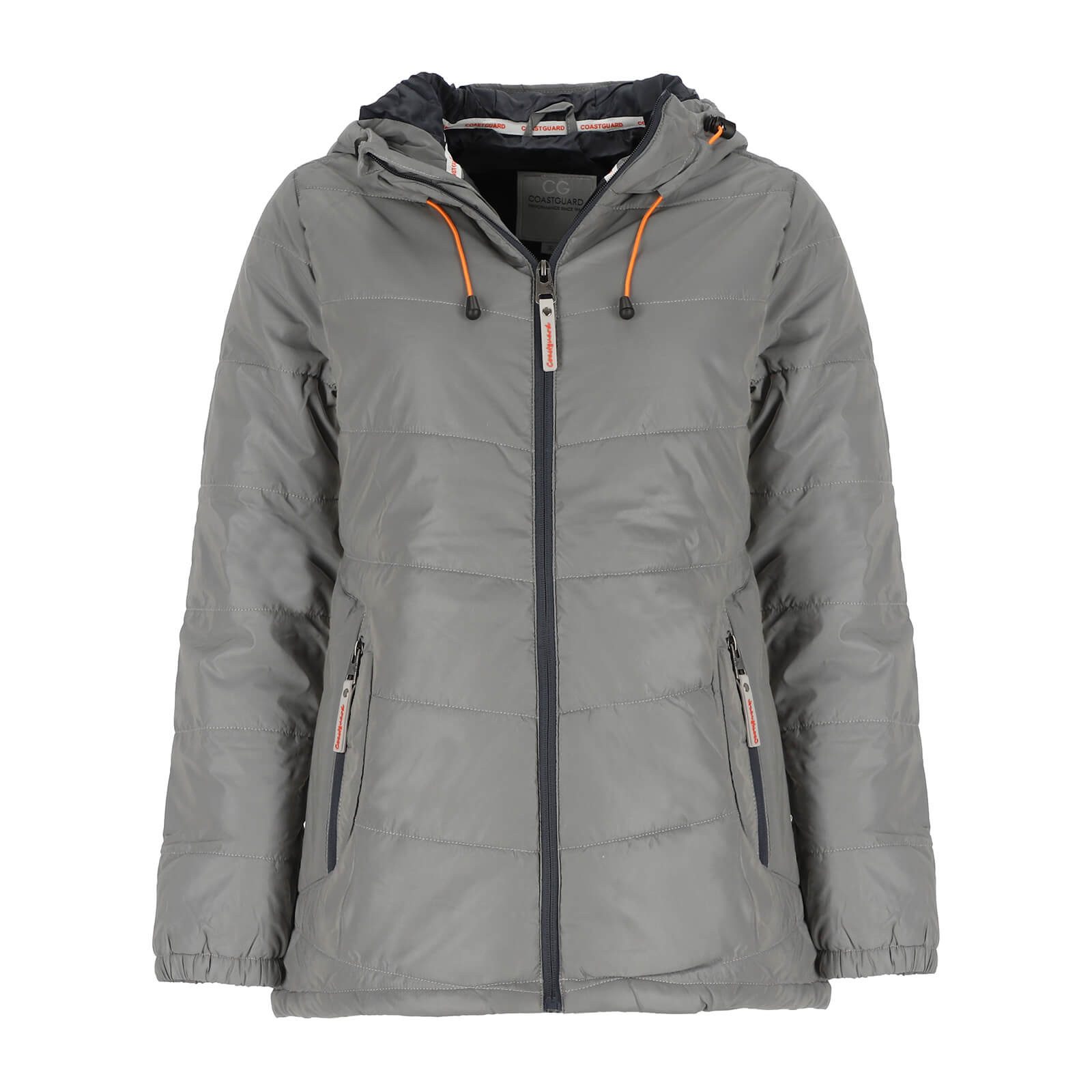Coastguard Steppjacke Damen Jacke reflektierend mit Kapuze - Gesteppte Jack günstig online kaufen