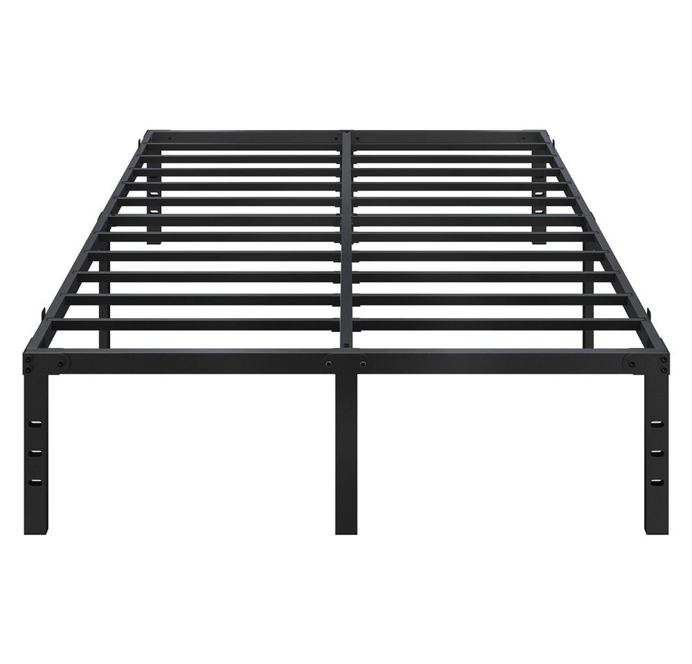 Yaheetech Metallbett 90×190/90×200/140×200/160×200/180×200 cm, Bettrahmen 36/41 cm H mit Lattenrost, Bettgestell aus Metall