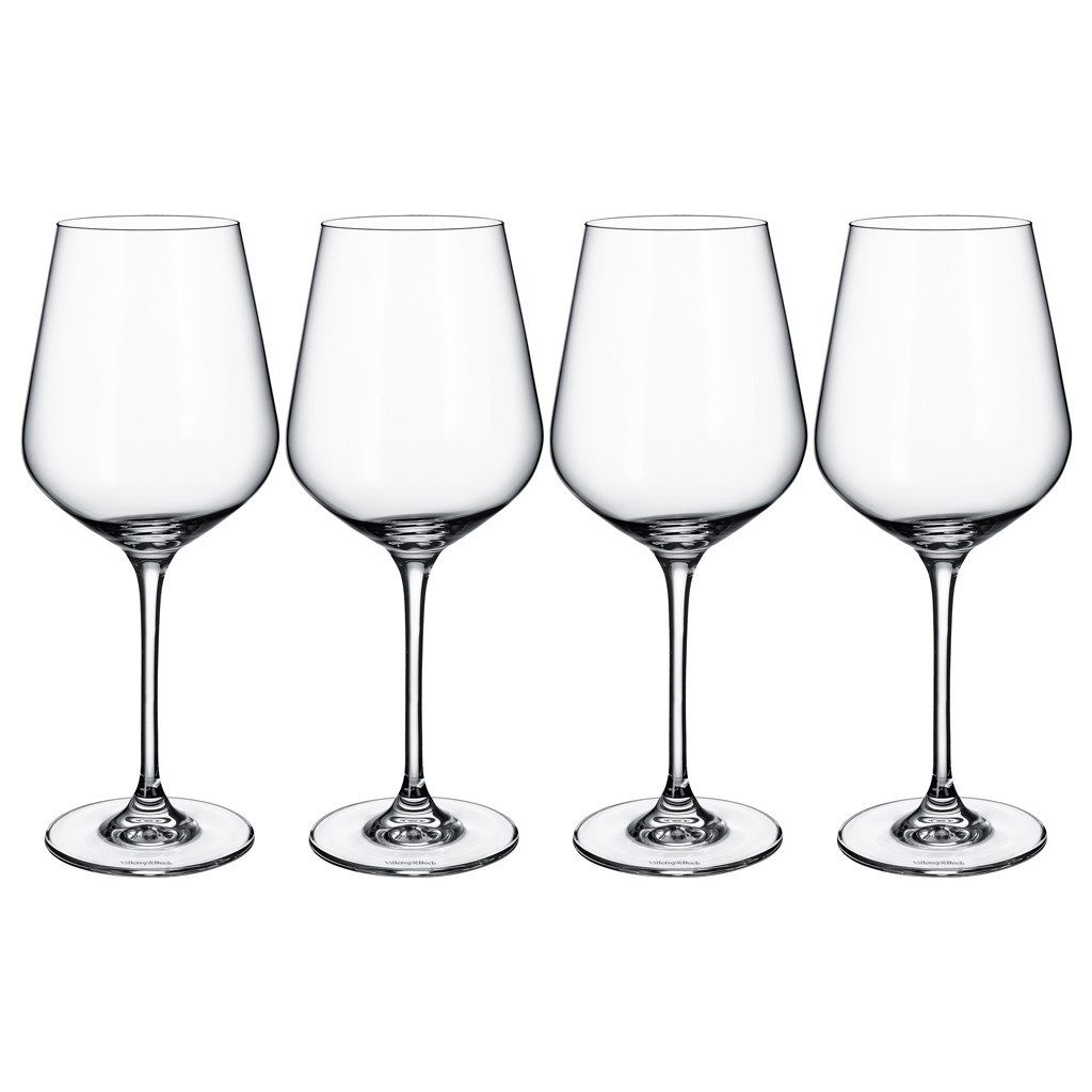 Villeroy & Boch Gläser-Set La Divina Rotweinglas, 4 Stück, 4-tlg., Glas, Kristallglas, 4 Stck, spülmaschinenfest