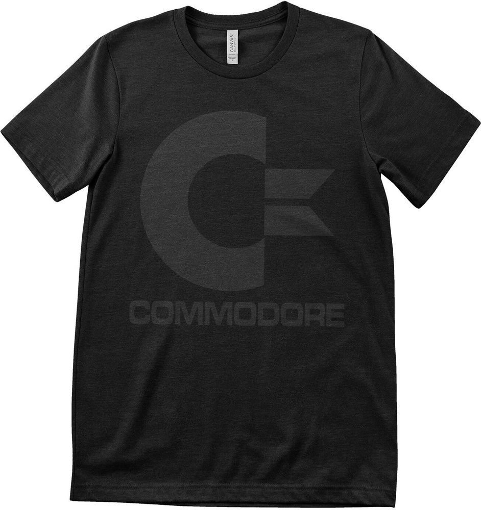 T-Shirt Commodore Black Logo T-Shirt