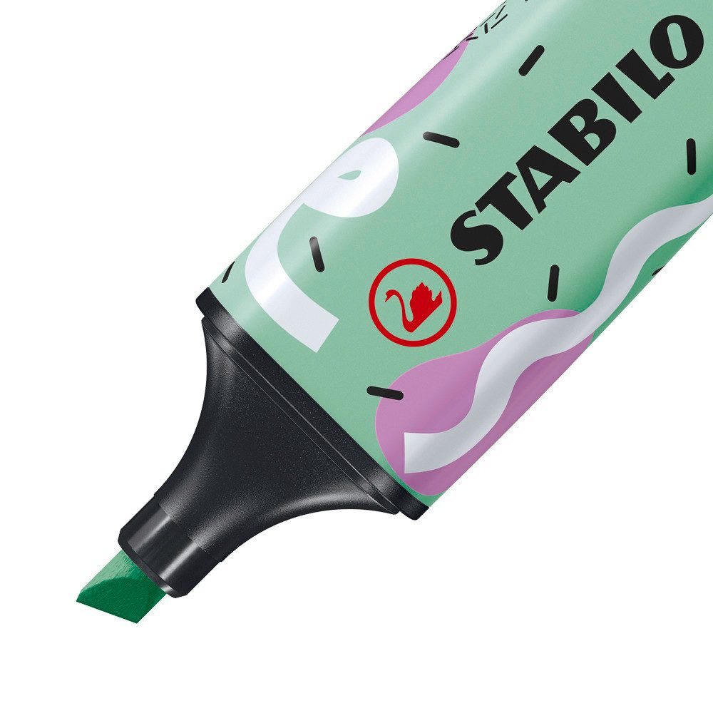 Thumbnail - STABILO Marker BOSS Original Ju Schnee, Textmarker Special Edition Pastellfarben Strichstärke 2mm und 5mm
