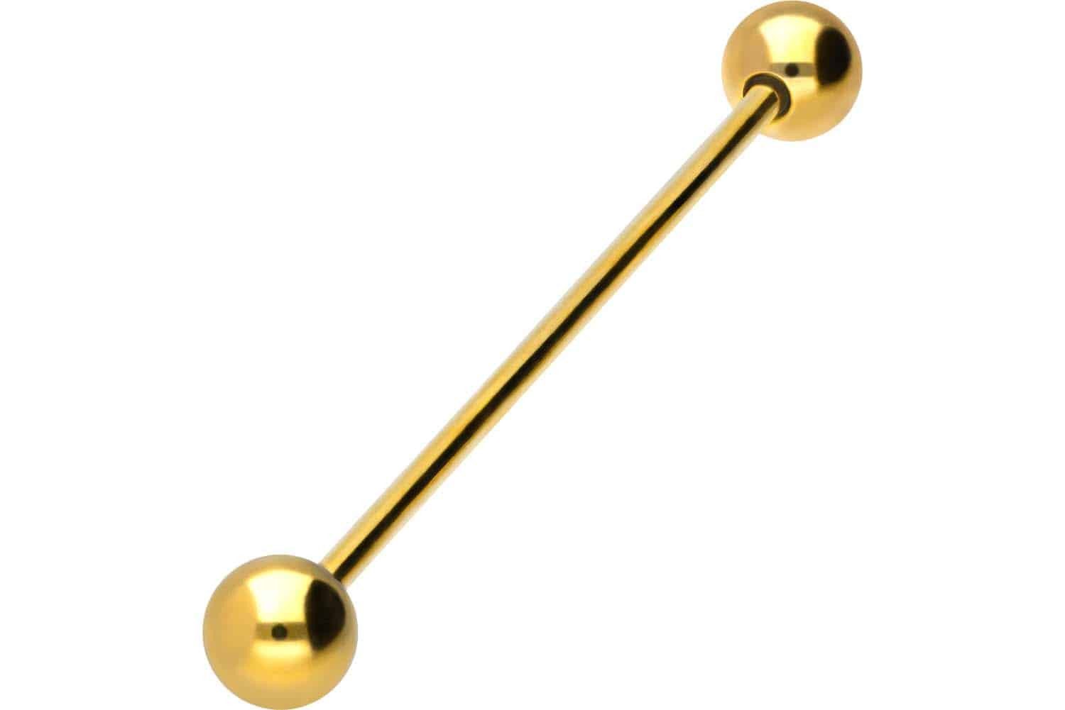 Brustwarzenpiercing Titan Barbell