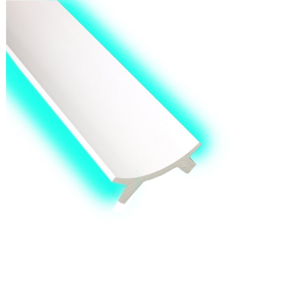 Thumbnail - BaukastenStore Abschlussleiste 25,5m LED Leisten Stuckleisten Zierprofil Sockelleisten Deckenleisten, INO-12 - 8.5x9.5cm