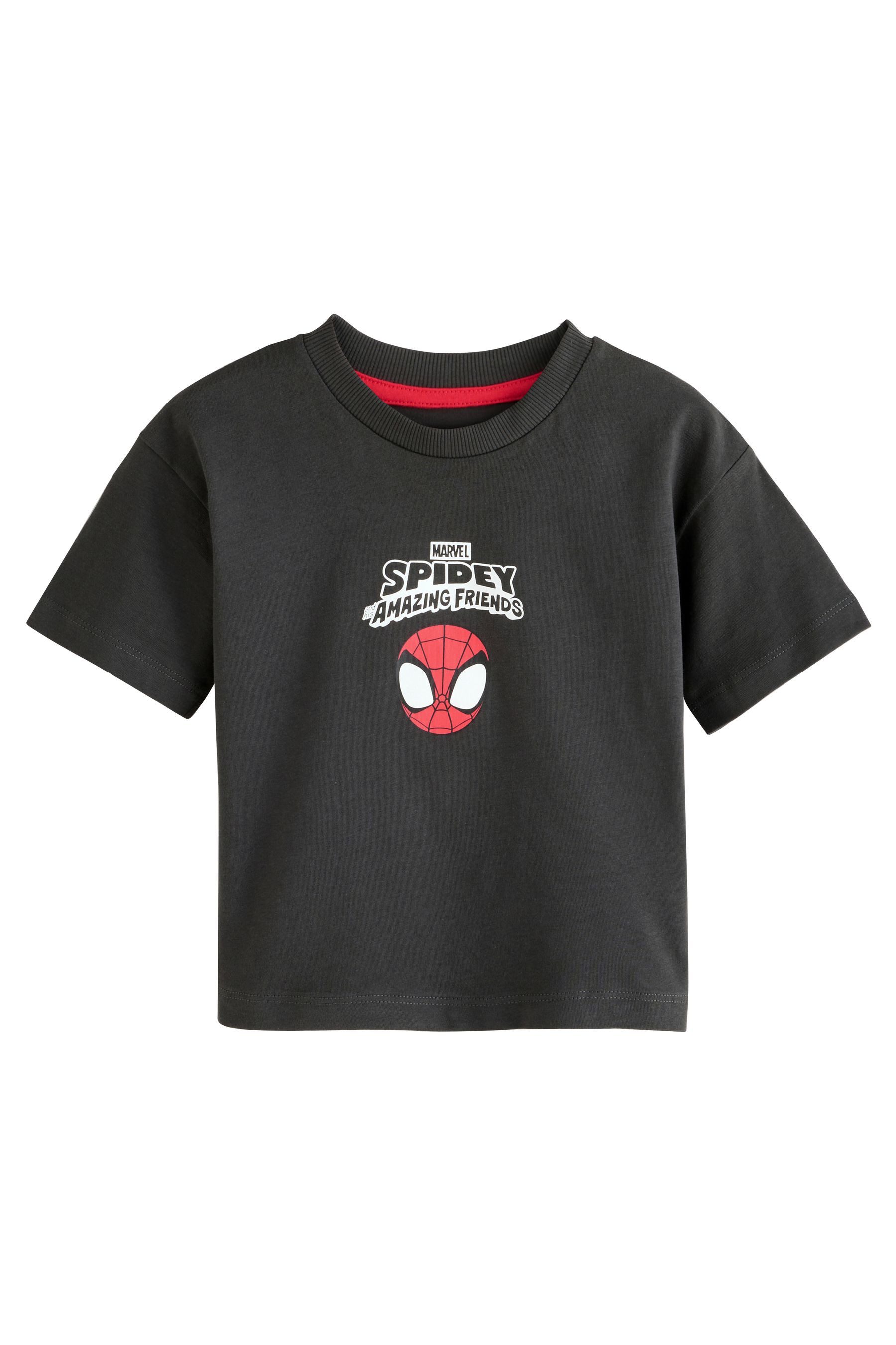 Next T-Shirt Marvel T-Shirt mit Allover-Print 100 % Baumwolle (1-tlg)