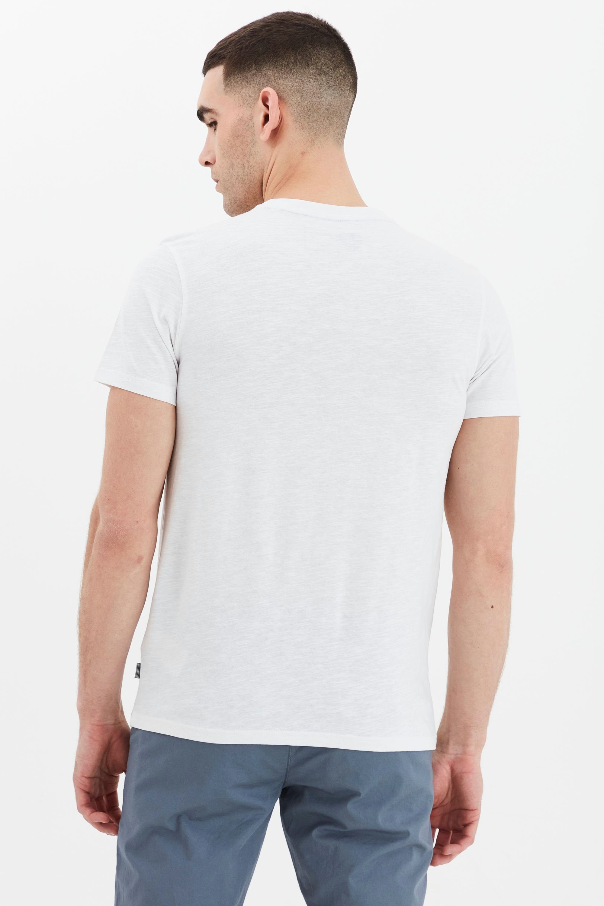 (110601) mit !Solid Print-Shirt White SDEmmo Print T-Shirt