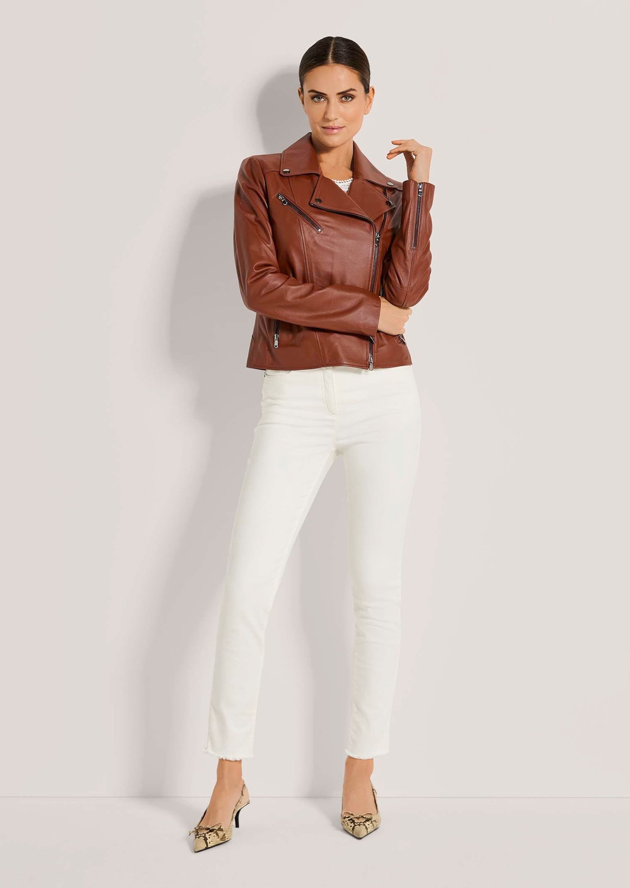 MADELEINE Lederjacke Lederjacke im Biker-Style günstig online kaufen