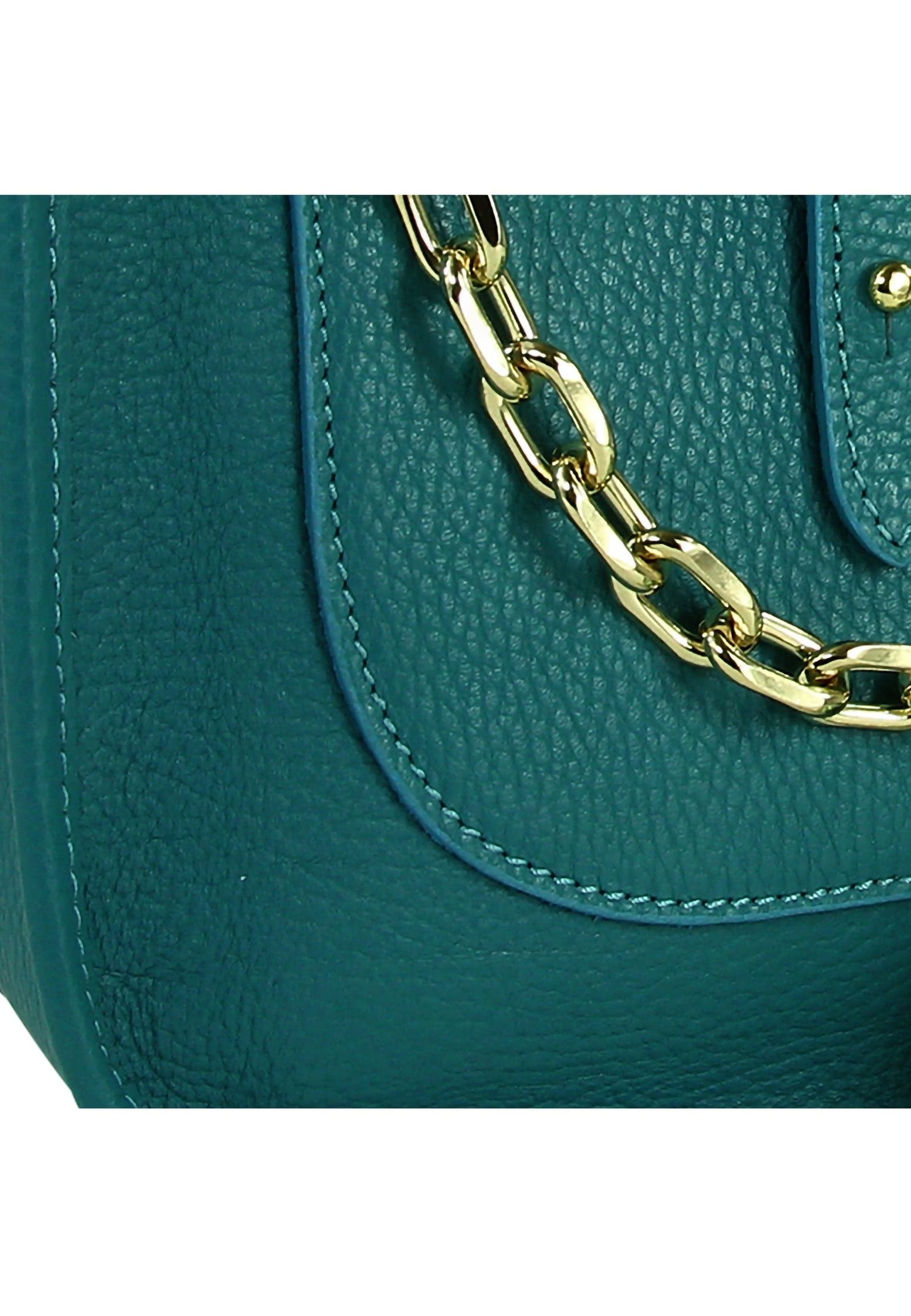 Toscanto Umhängetasche Toscanto weißfarben, Citytasche mittel (Umhängetasche), Damen, Jugend Umhängetasche, Citytasche Echtes Leder, türkis