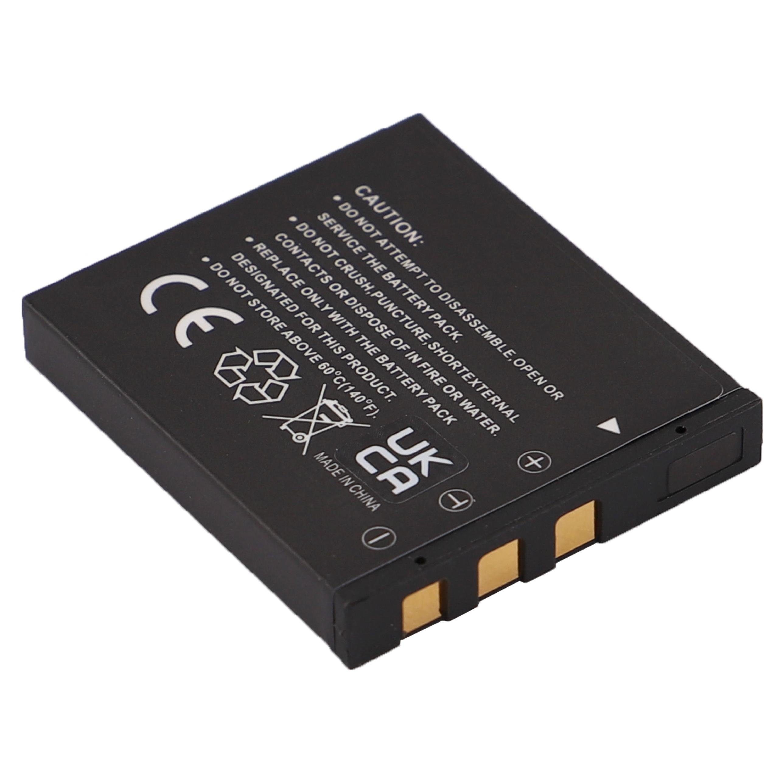 touch, mit (3,7 V) Li-Ion in XS-10 Rollei Extensilo 800 mAh kompatibel DB60 Kamera-Akku