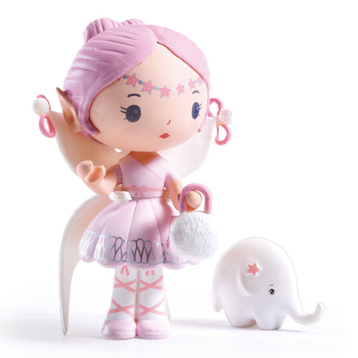 DJECO Spielfigur Tinyly Elfe & Bolero pink, (Set)