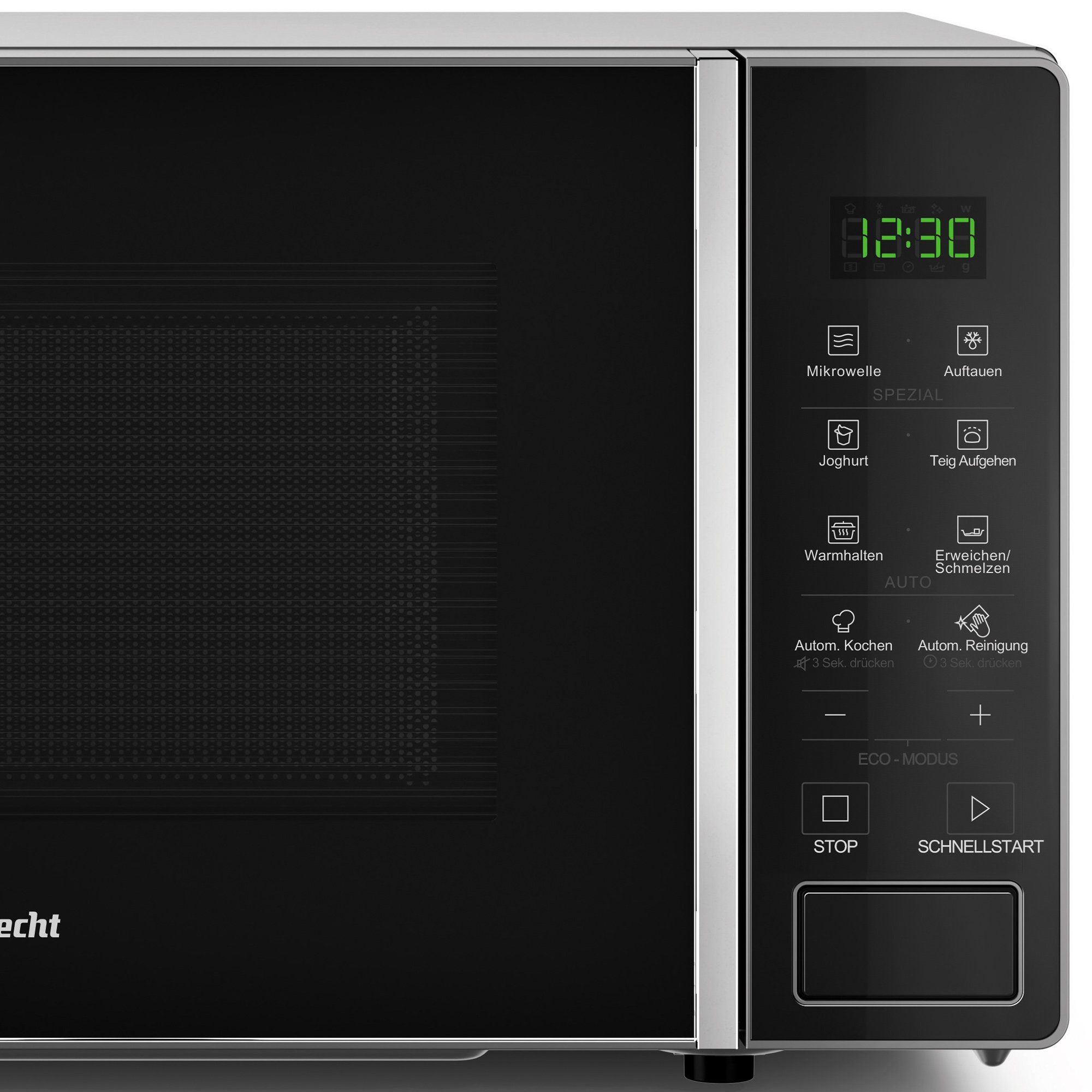 BAUKNECHT Mikrowelle, Schnellstart-Funktion (Rapid-Start), Warmhaltestufe, Funktion Teig gehen lassen, Aufwärmfunktion, 20,00 l, 5 Leistungsstufen, Kindersicherung