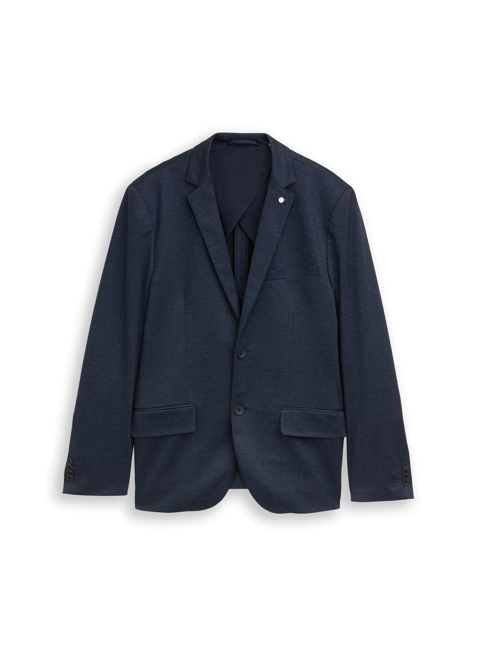 TOM TAILOR Sakko Blazer Regular Fit Sakko mit Taschen