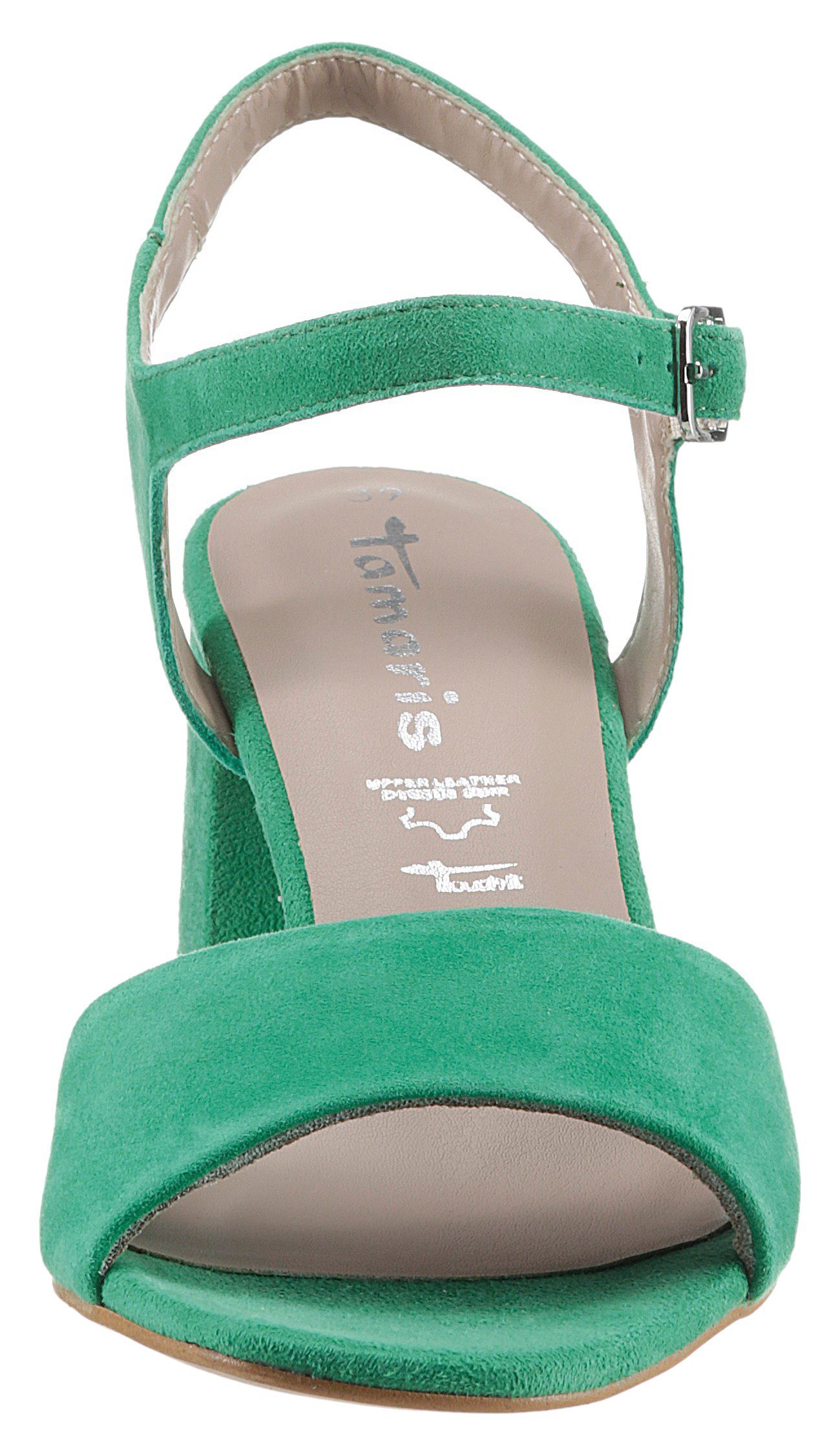 mit Tamaris Touch It-Ausstattung grün Sandalette