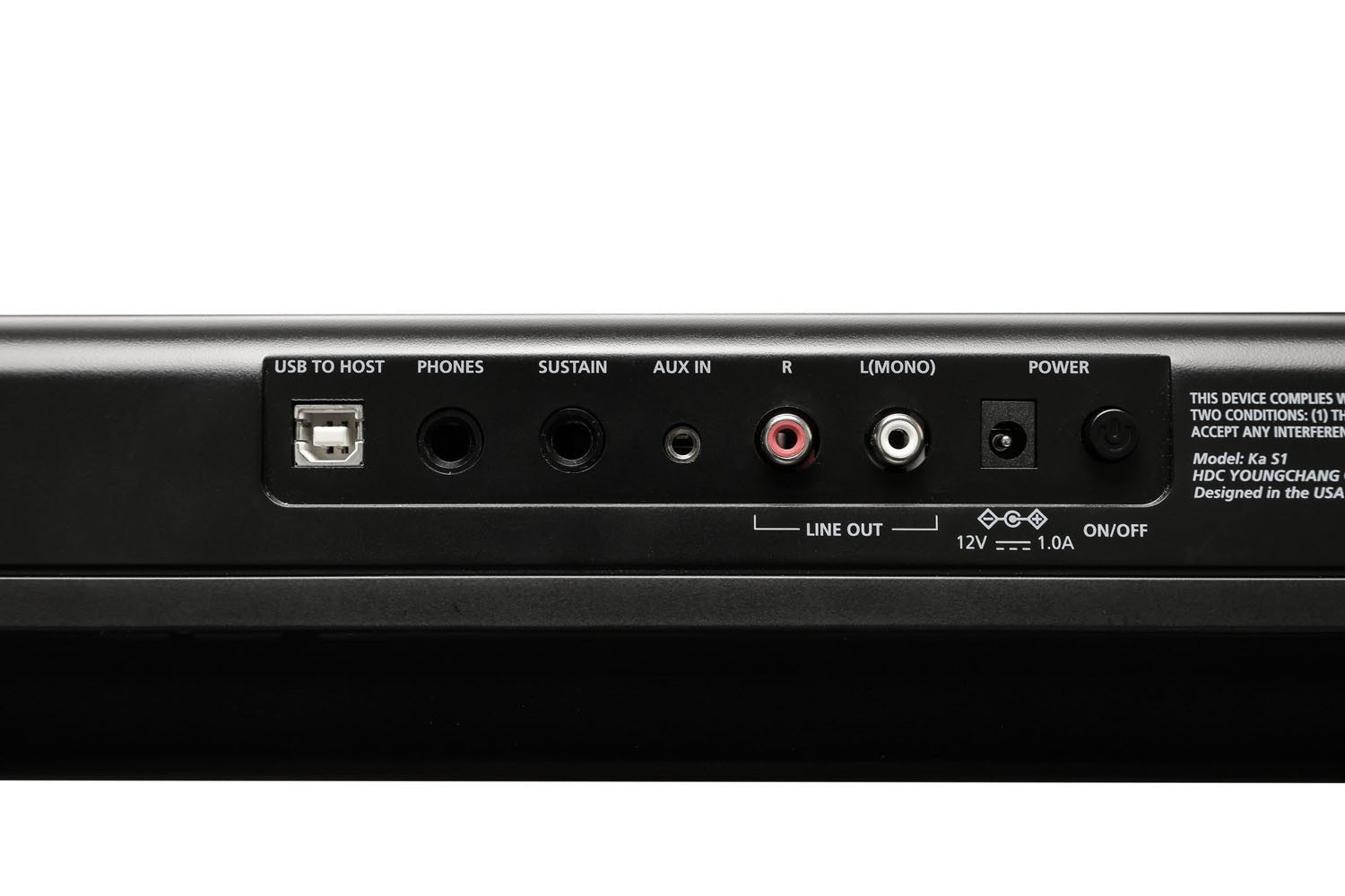 Kurzweil Stage-Piano Kurzweil Stage Piano KAS1-LB 88 Tasten mit Ständer (88 Tasten, schwarz), mit Keyboardständer