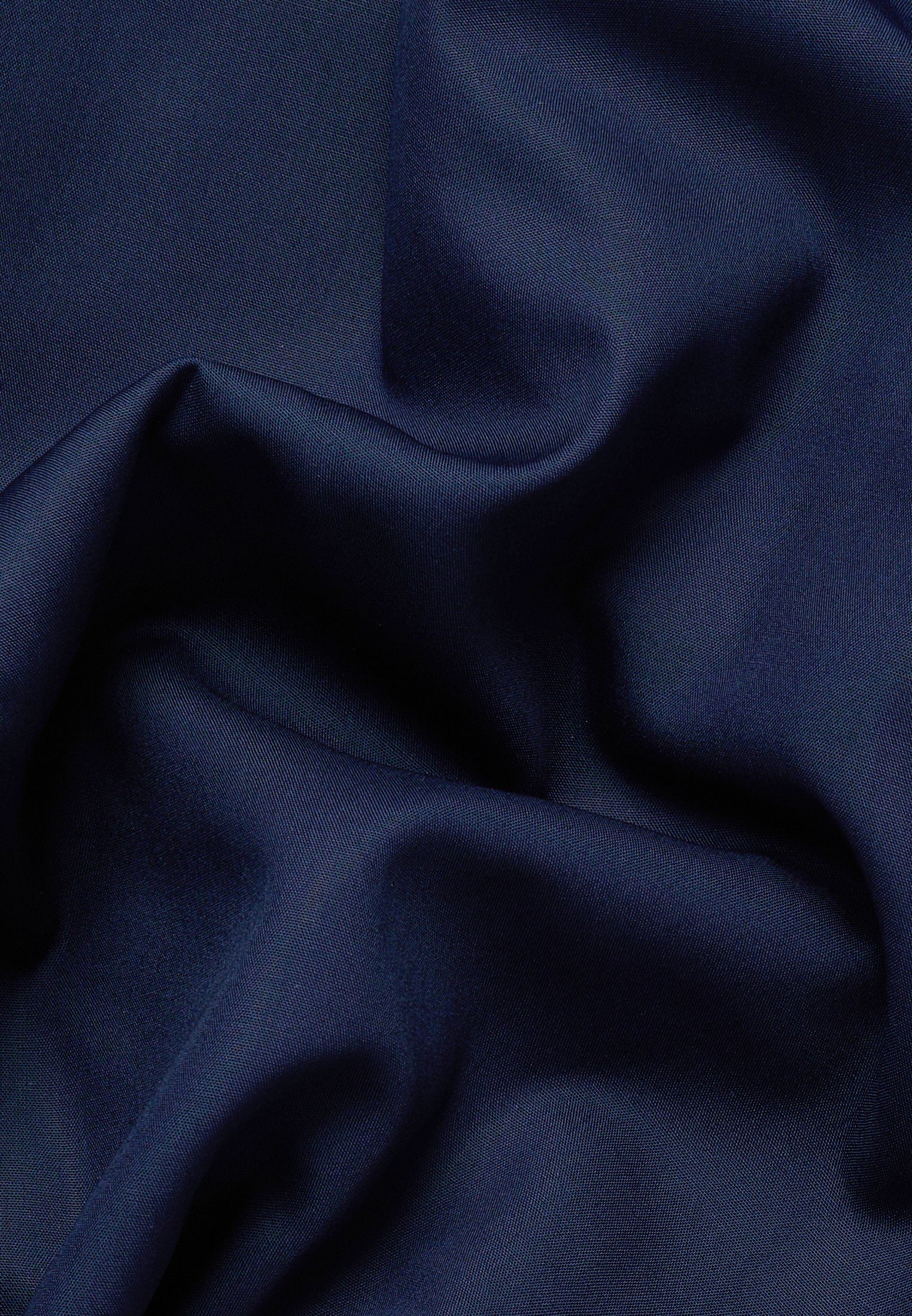 Eterna Langarmhemd Original Shirt Popeline Langarm Blau