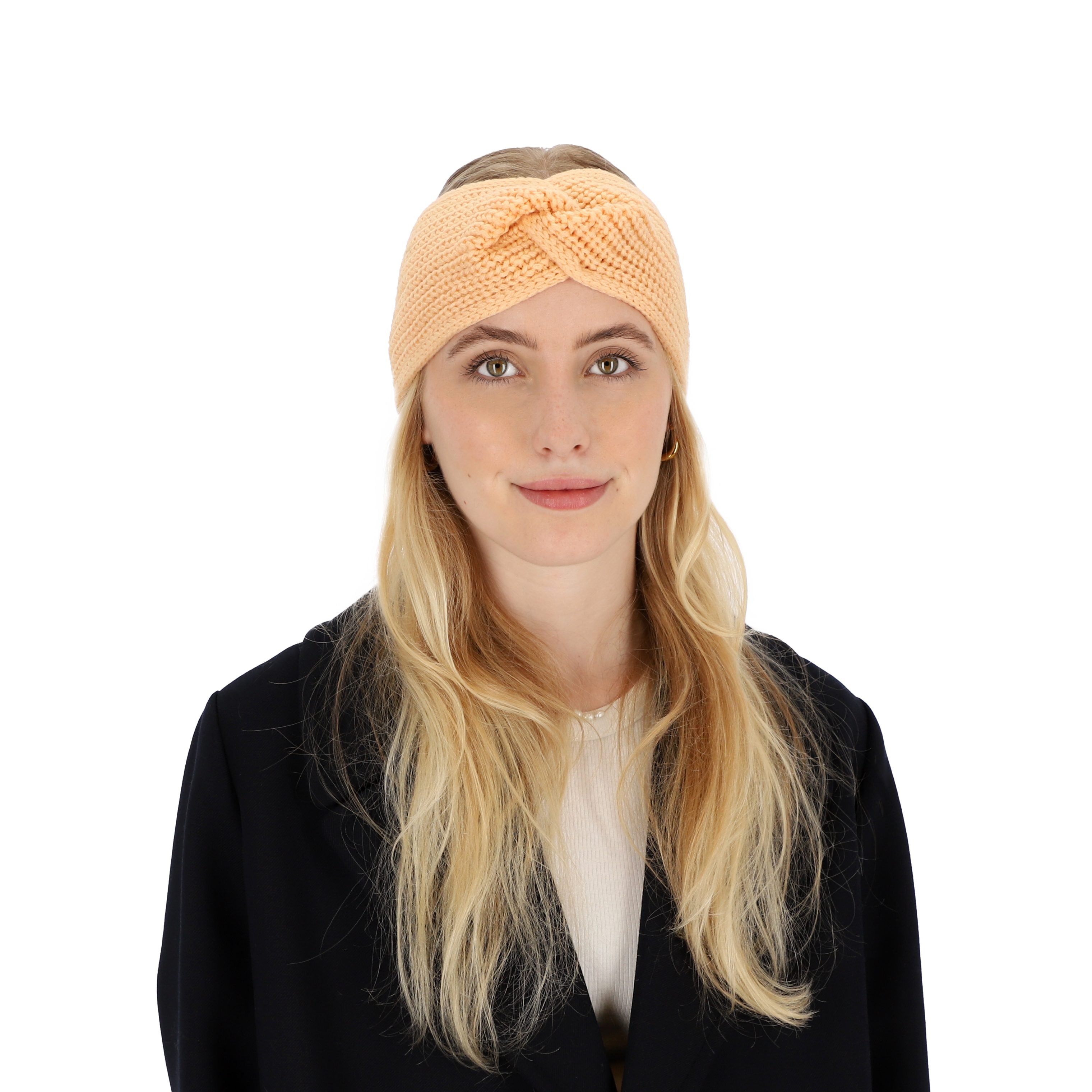 halsüberkopf Accessoires Stirnband Strick-Stirnband mit Rippe günstig online kaufen