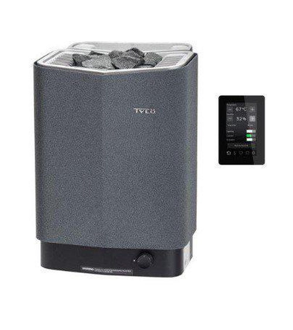 Tylö Bio-Saunaofen Tylö Sense Combi Elite 10,5 kW Grau inkl. Elite-Cloud-Steuerung, 10,5 kW, Elite-Cloud-Steuerung inklusive, Verdampfer, Elite-Cloud-Steuerung und Türkontakt inklusive