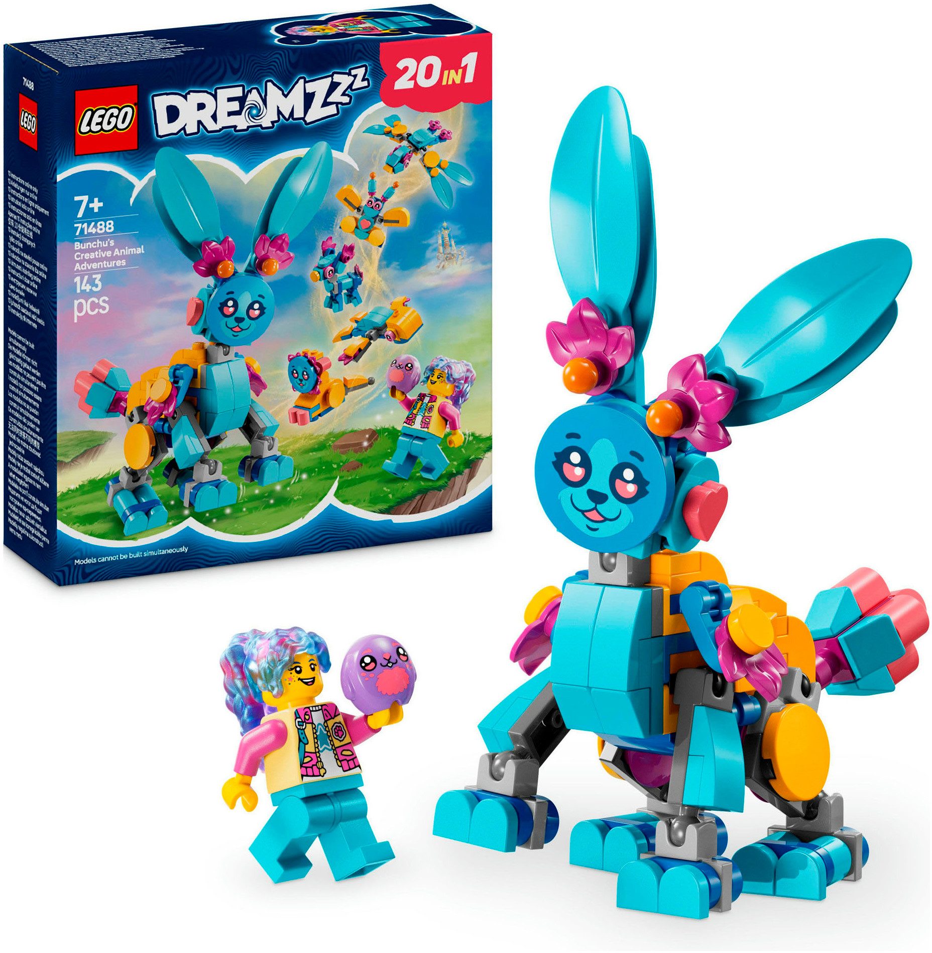 LEGO® Bunchus kreative Tierabenteuer (71488), LEGO DREAMZzz Konstruktionssp günstig online kaufen