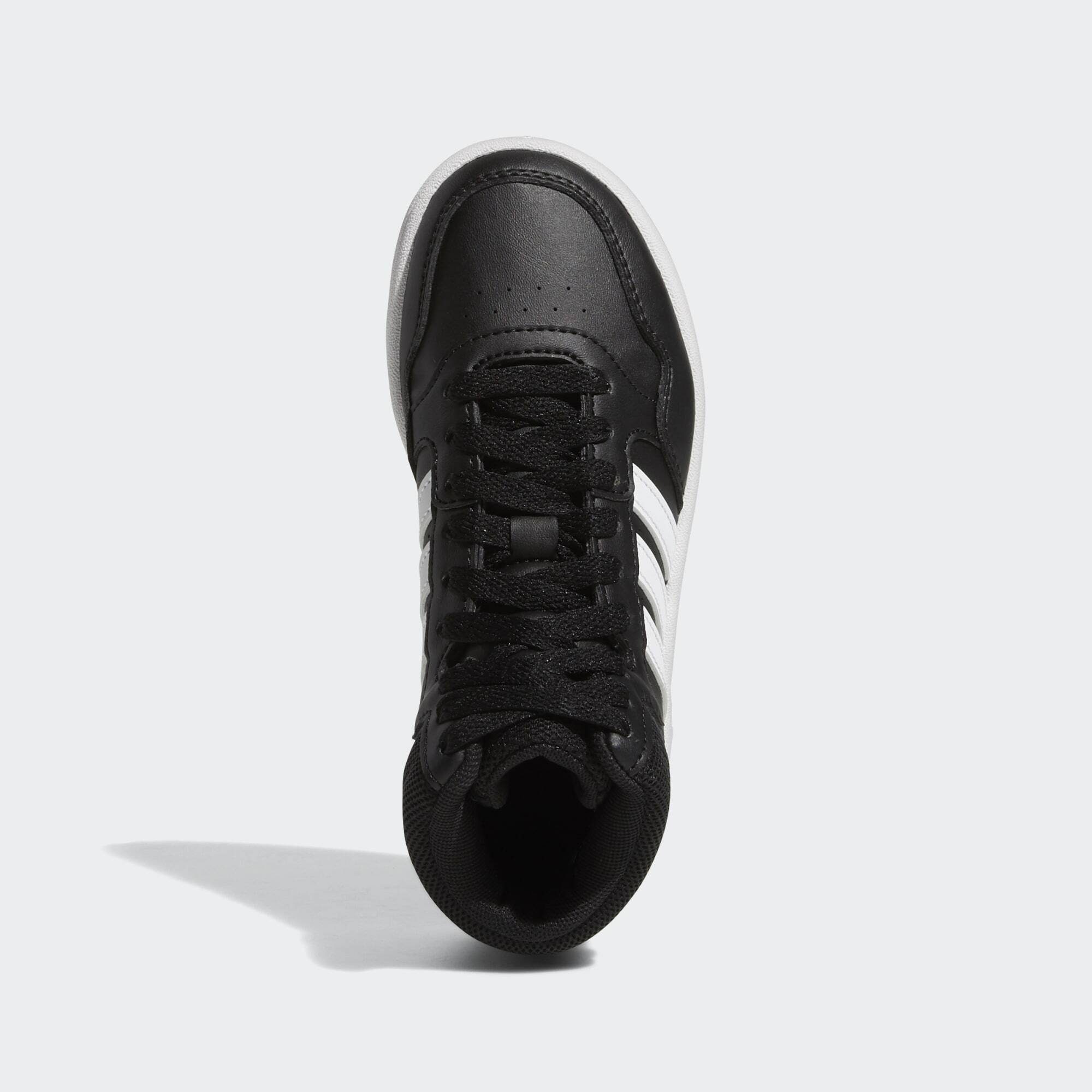 adidas White SCHUH Six MID HOOPS / Core Grey Basketballschuh / Cloud Performance Black