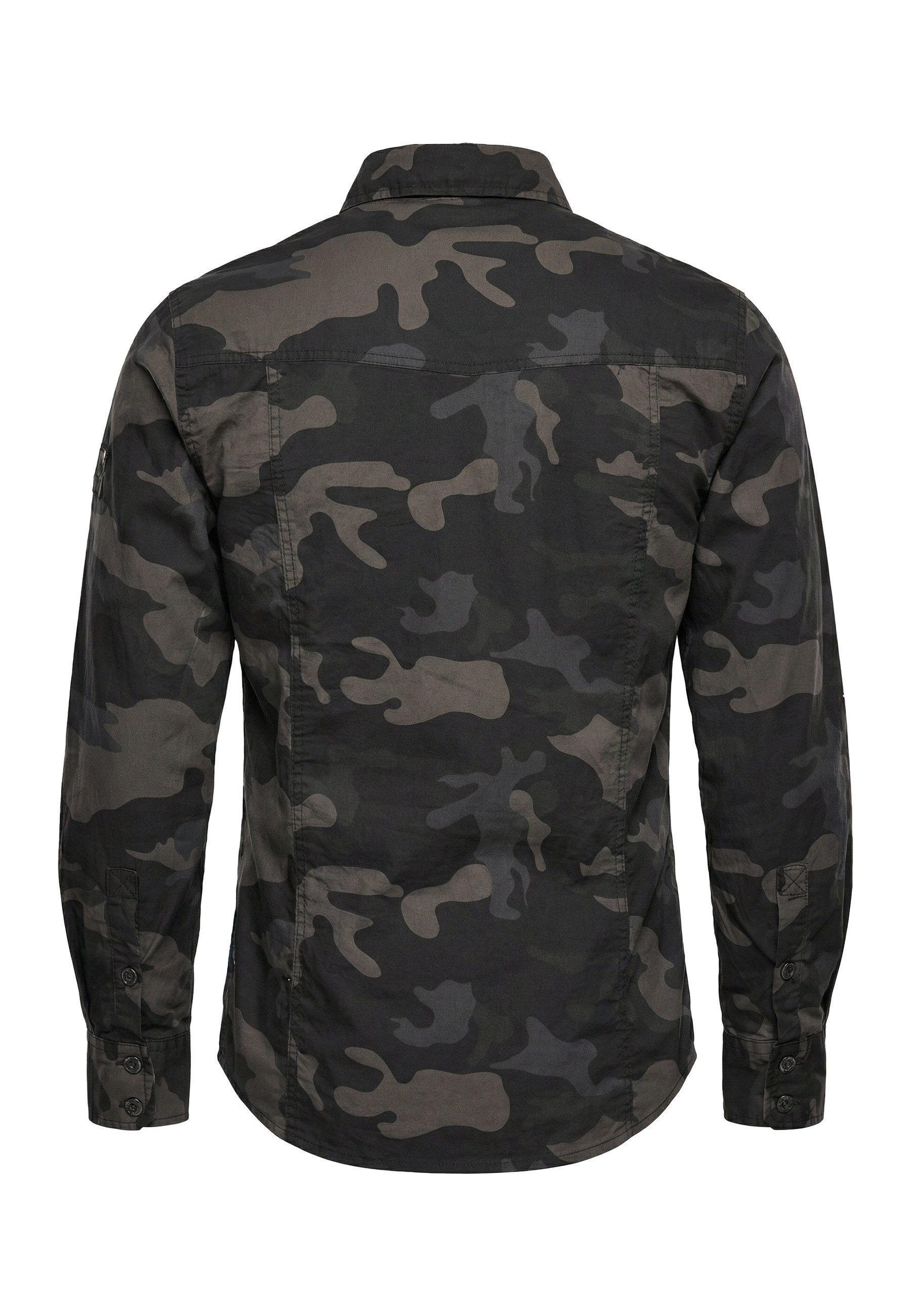 Brandit Langarmshirt Brandit Herren Slim Worker Shirt (1-tlg)