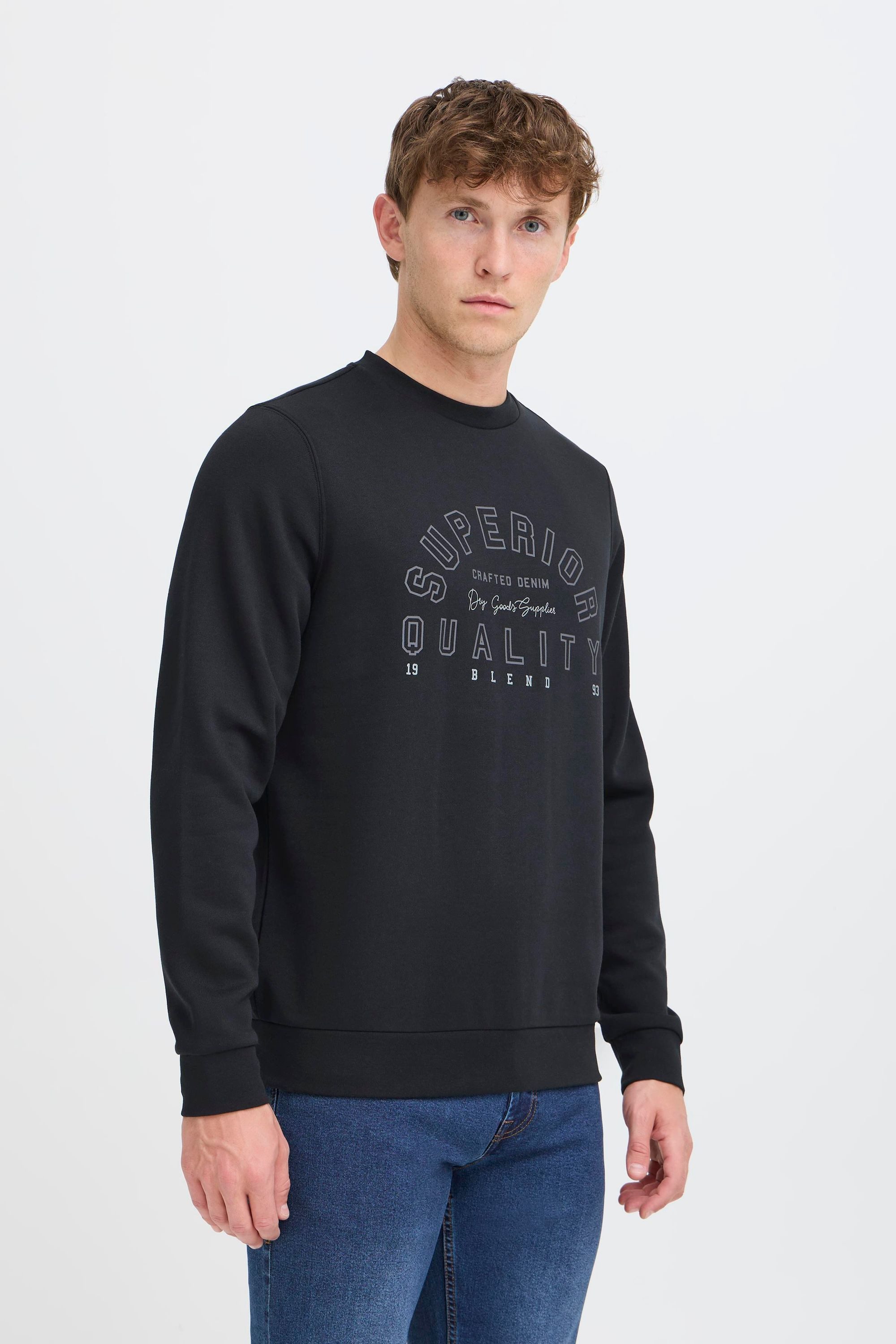 Blend Rundhalspullover BHSunox Lässiger Sweatpullover mit günstig online kaufen