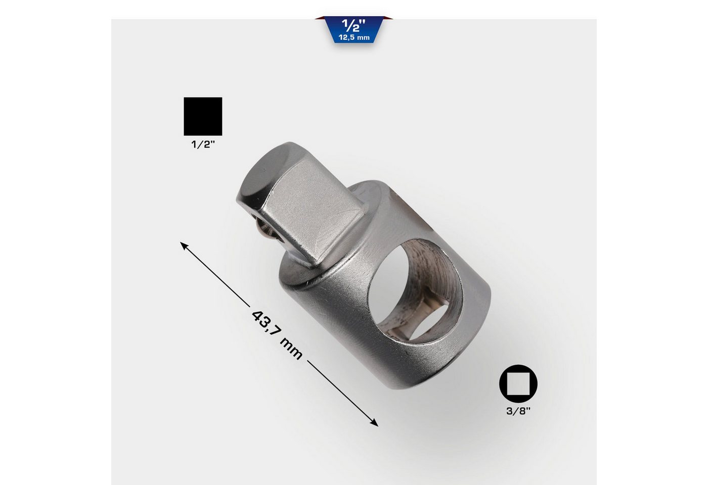 Thumbnail - Brilliant Tools Bit- und Steckschlüsselset BRILLIANT TOOLS 1/2" Gleitstück - BT022903